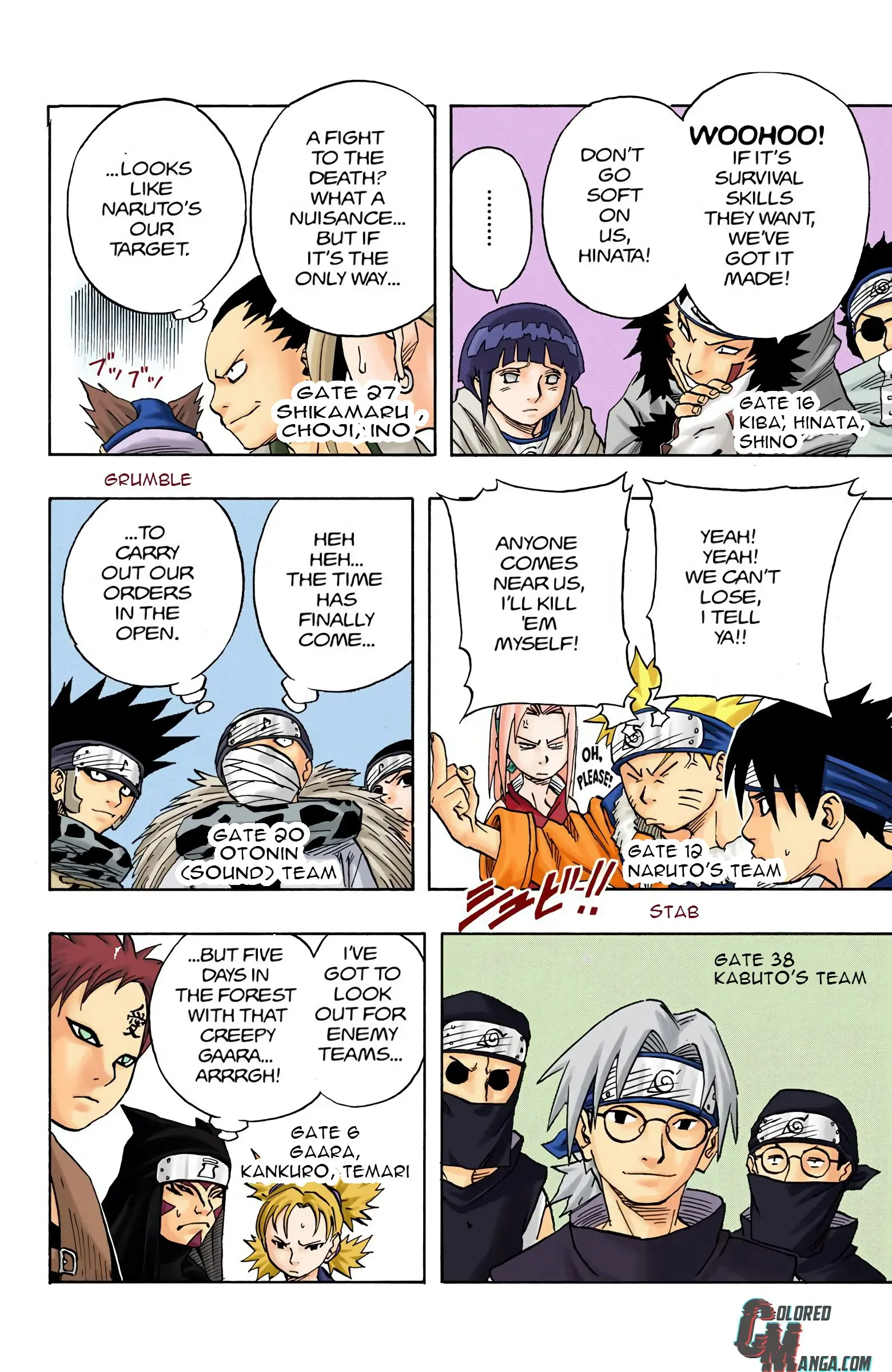 Naruto Colored Manga Online, chapter 45, page 16