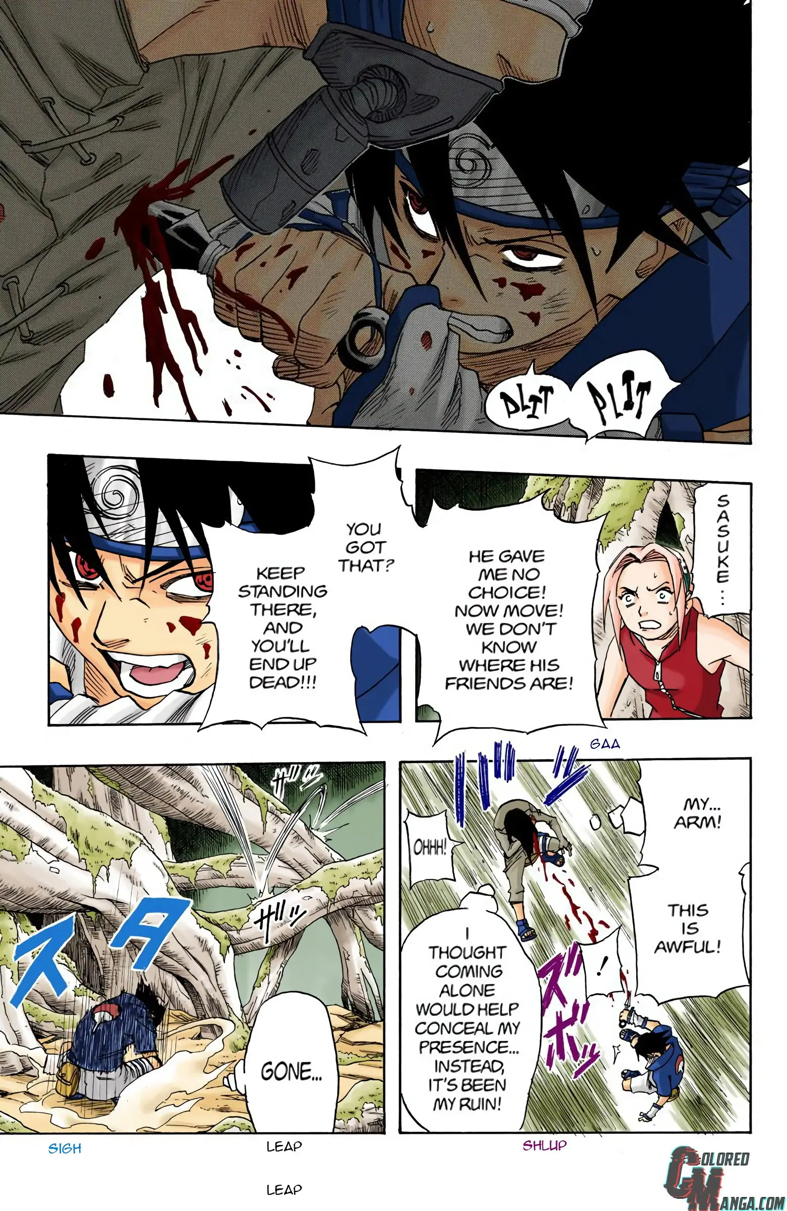 Naruto Colored Manga Online, chapter 46, page 19