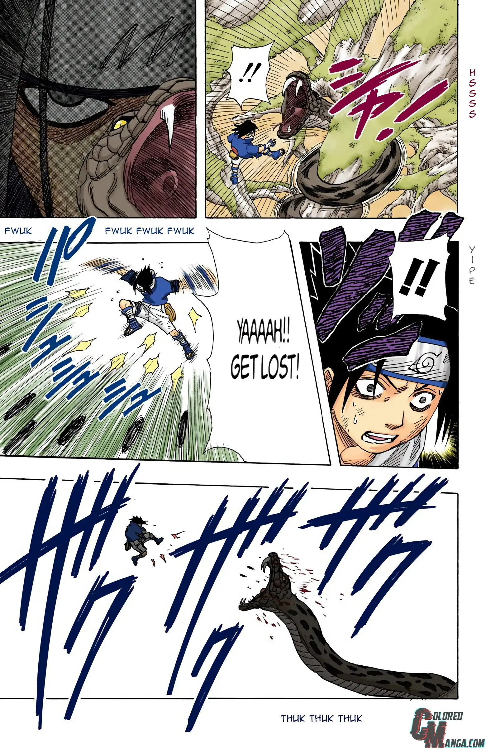 Naruto Colored Manga Online, chapter 47, page 17