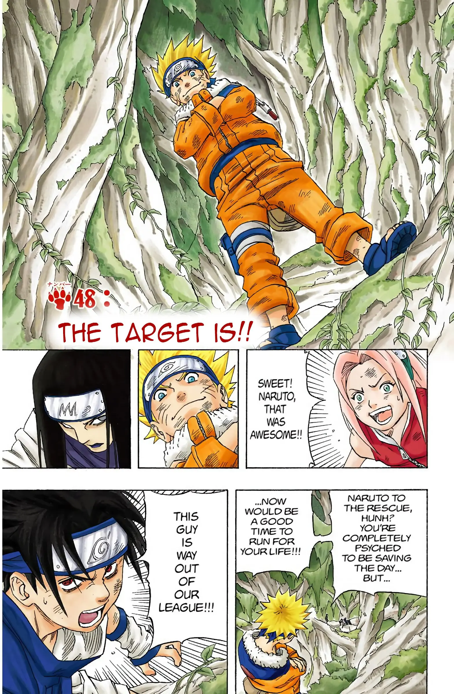 Naruto Colored Manga Online, chapter 48, page 1
