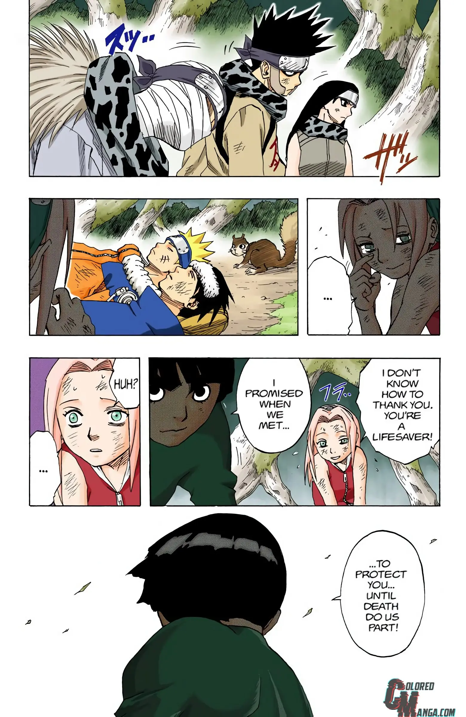 Naruto Colored Manga Online, chapter 52, page 3