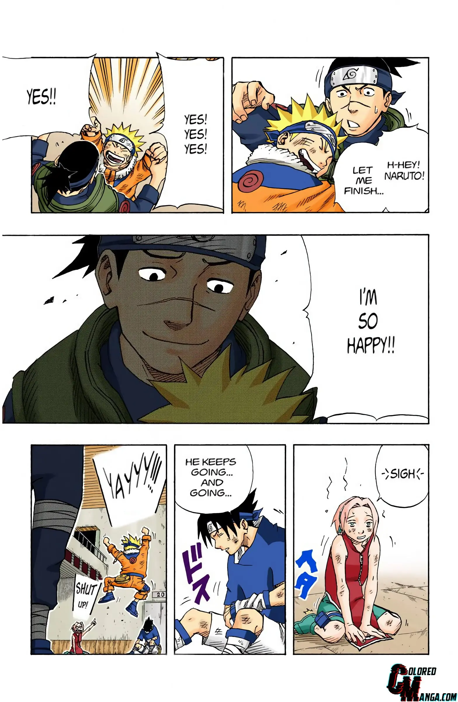 Naruto Colored Manga Online, chapter 64, page 8