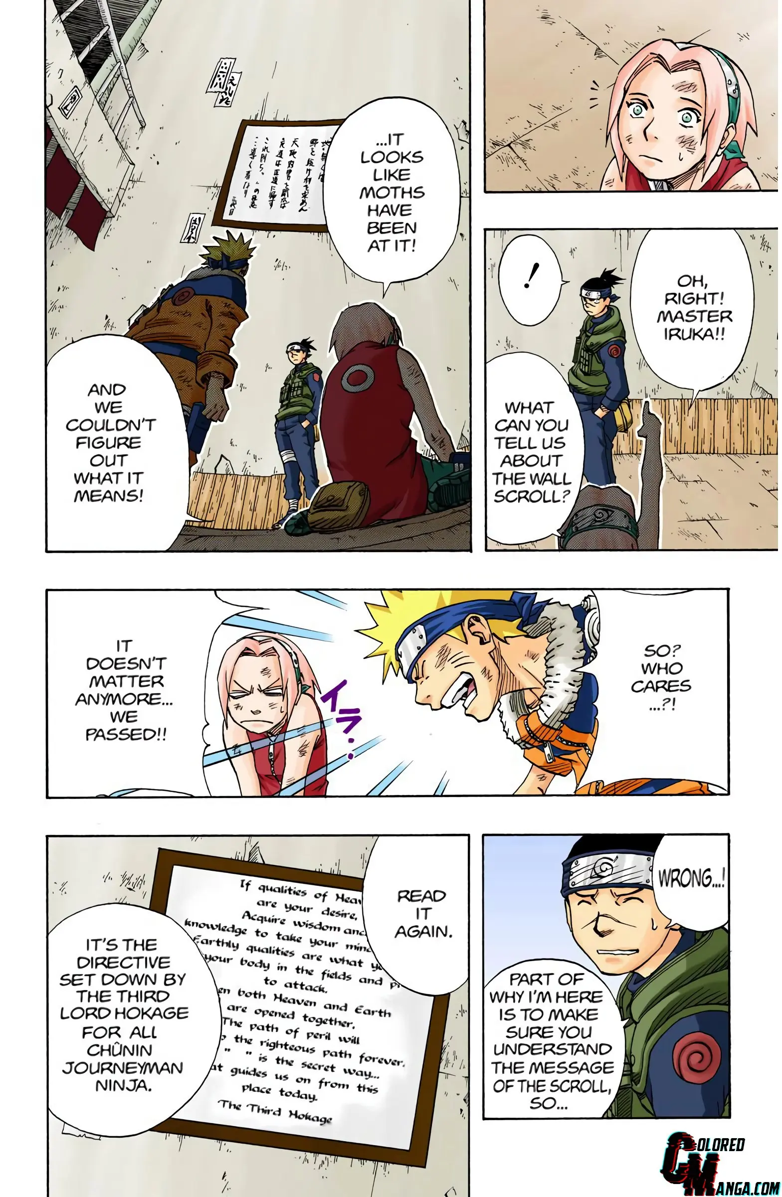 Naruto Colored Manga Online, chapter 64, page 11