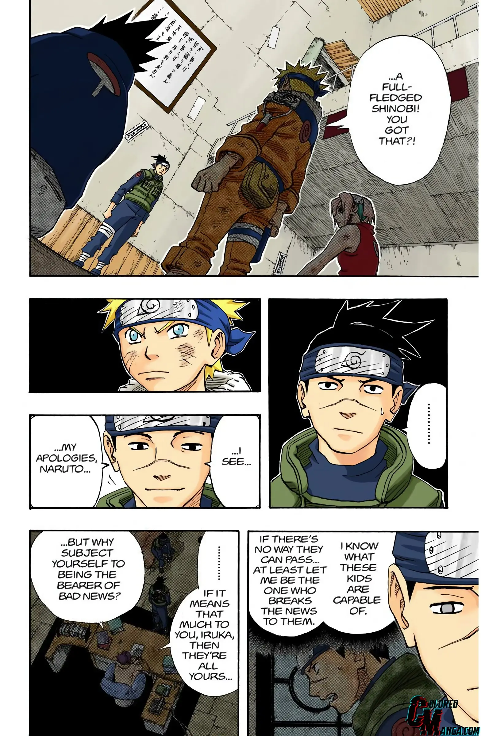 Naruto Colored Manga Online, chapter 64, page 17