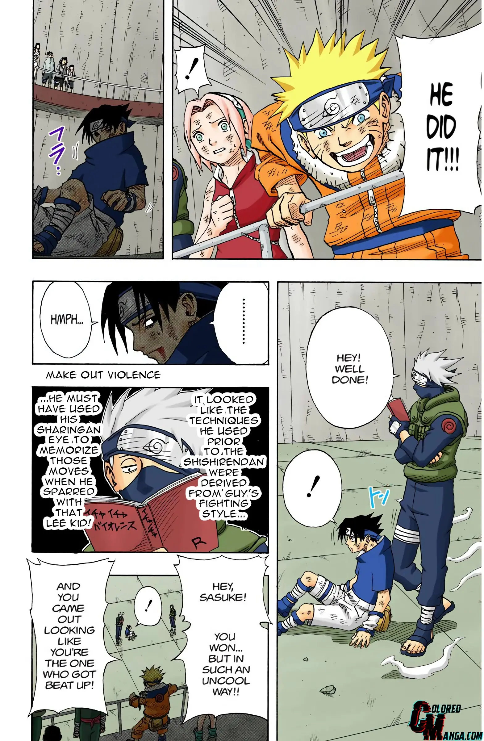Naruto Colored Manga Online, chapter 68, page 11