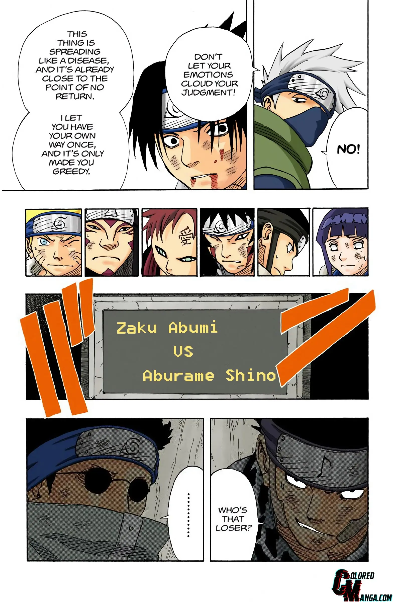 Naruto Colored Manga Online, chapter 68, page 18