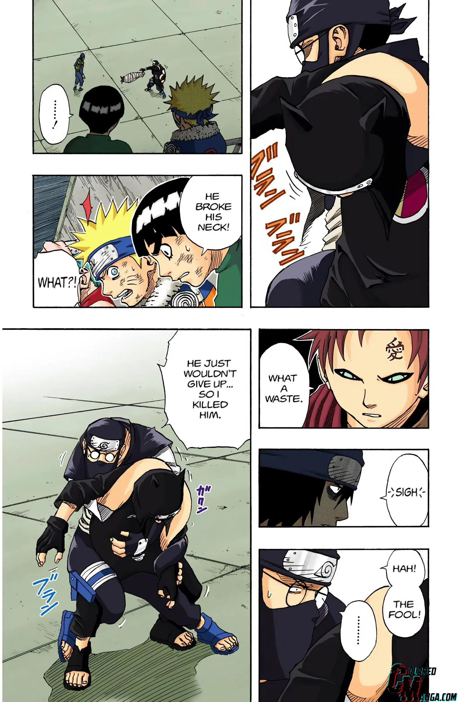 Naruto Colored Manga Online, chapter 70, page 15