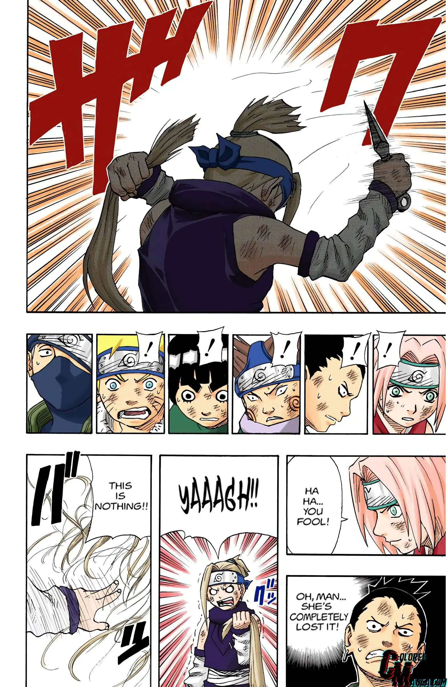 Naruto Colored Manga Online, chapter 72, page 8