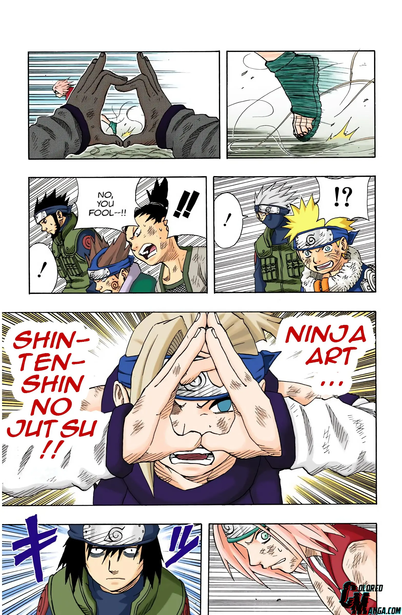 Naruto Colored Manga Online, chapter 72, page 13