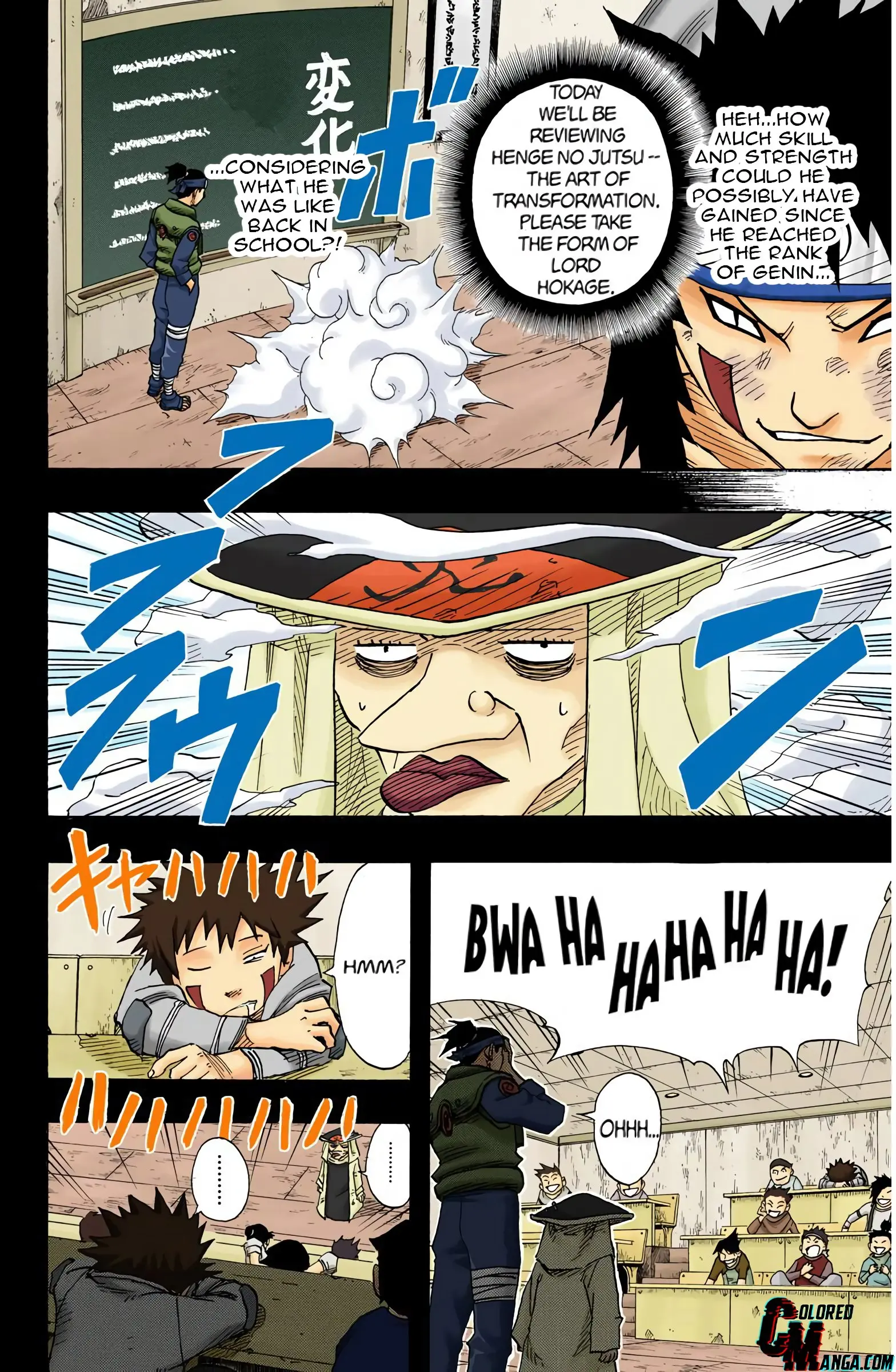 Naruto Colored Manga Online, chapter 75, page 3