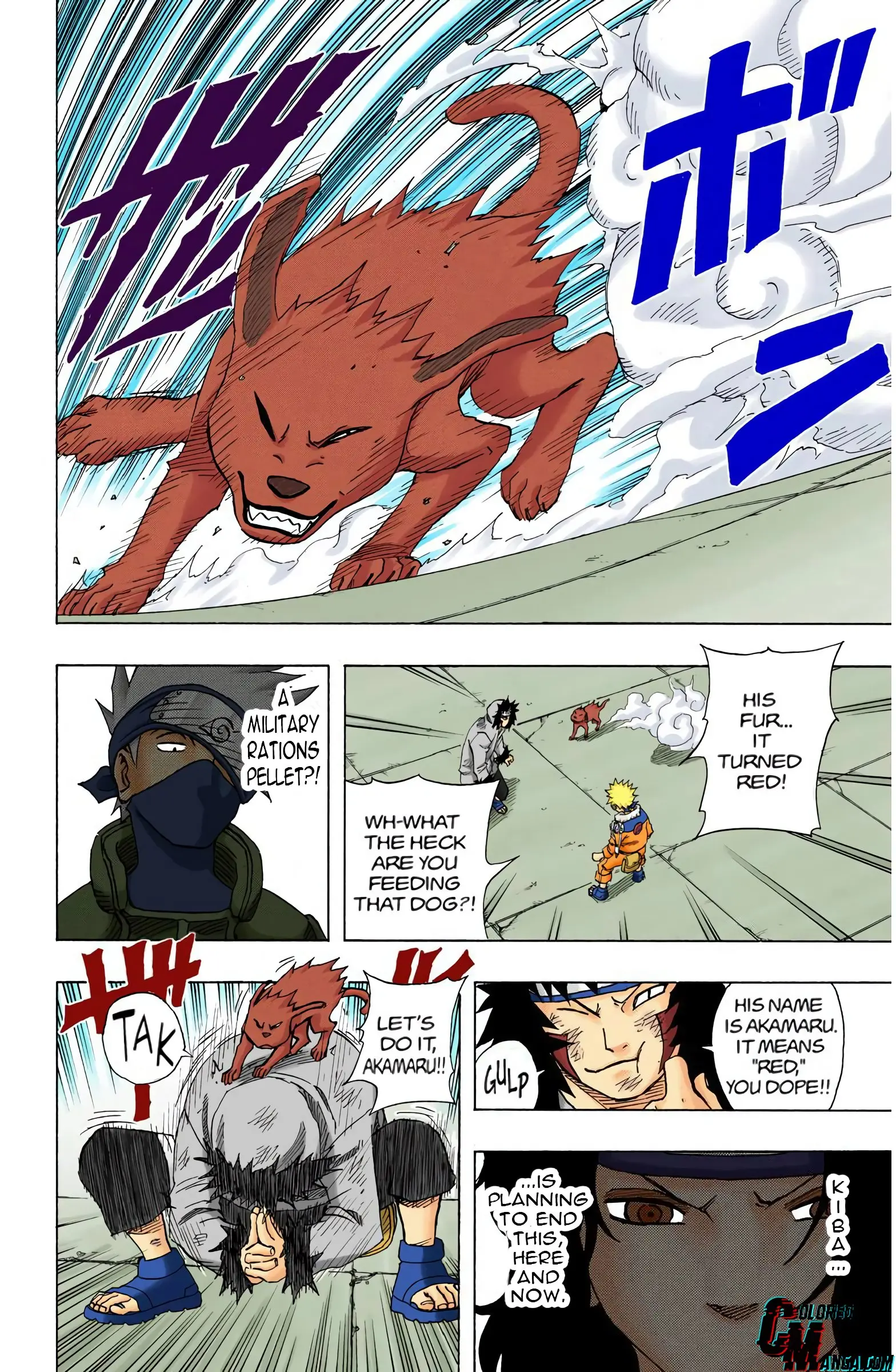 Naruto Colored Manga Online, chapter 76, page 3