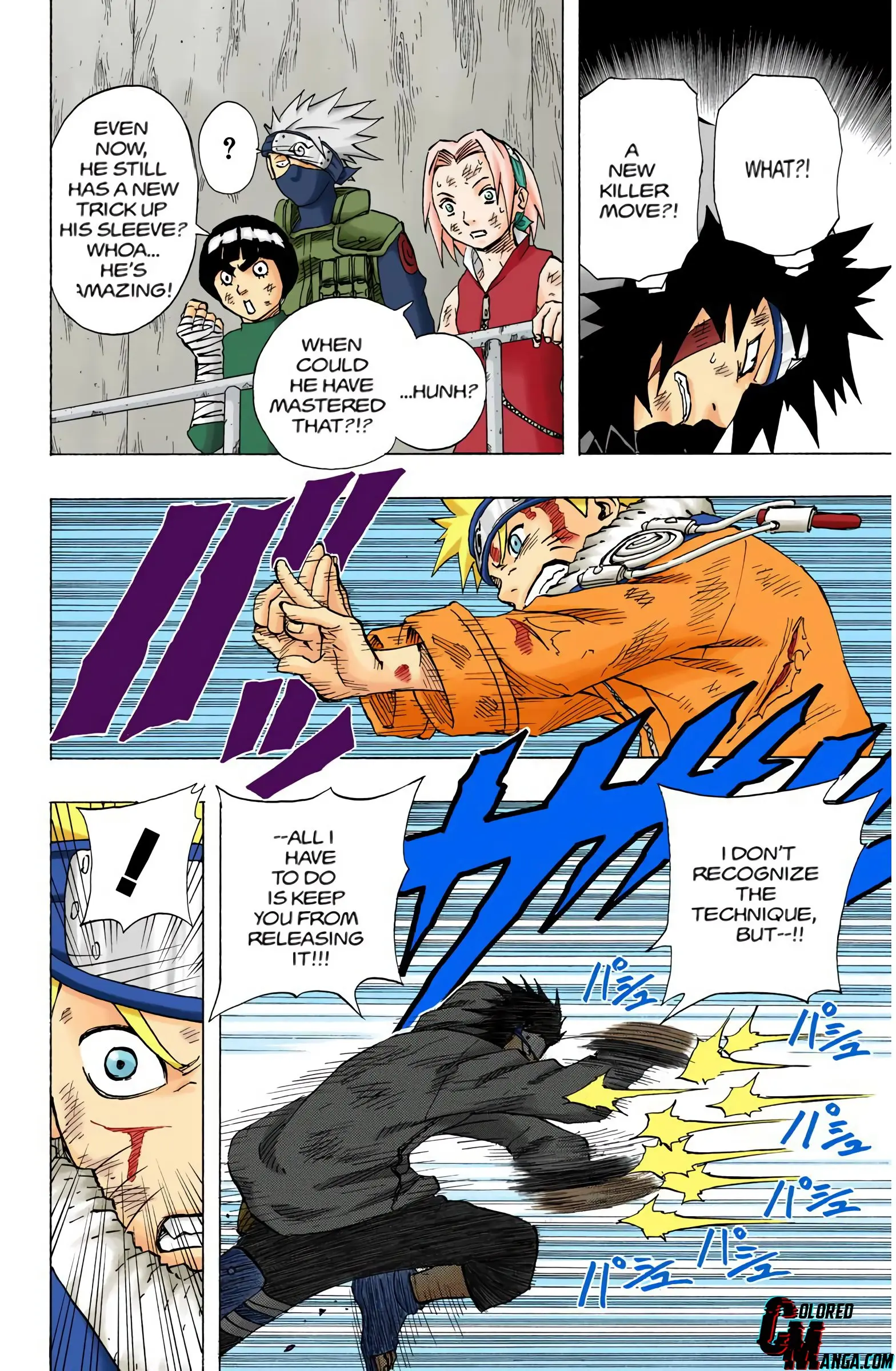 Naruto Colored Manga Online, chapter 77, page 7