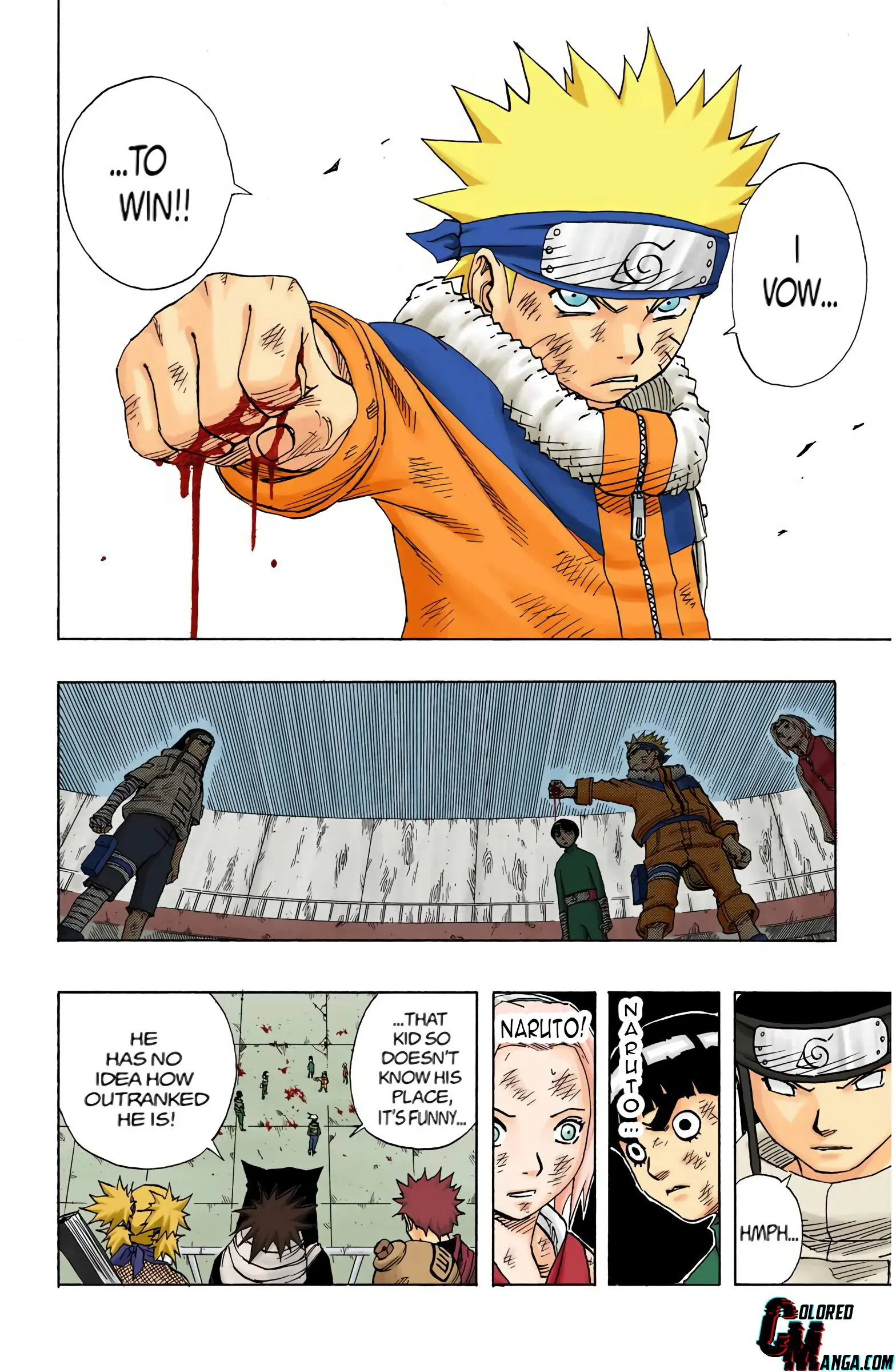 Naruto Colored Manga Online, chapter 81, page 7