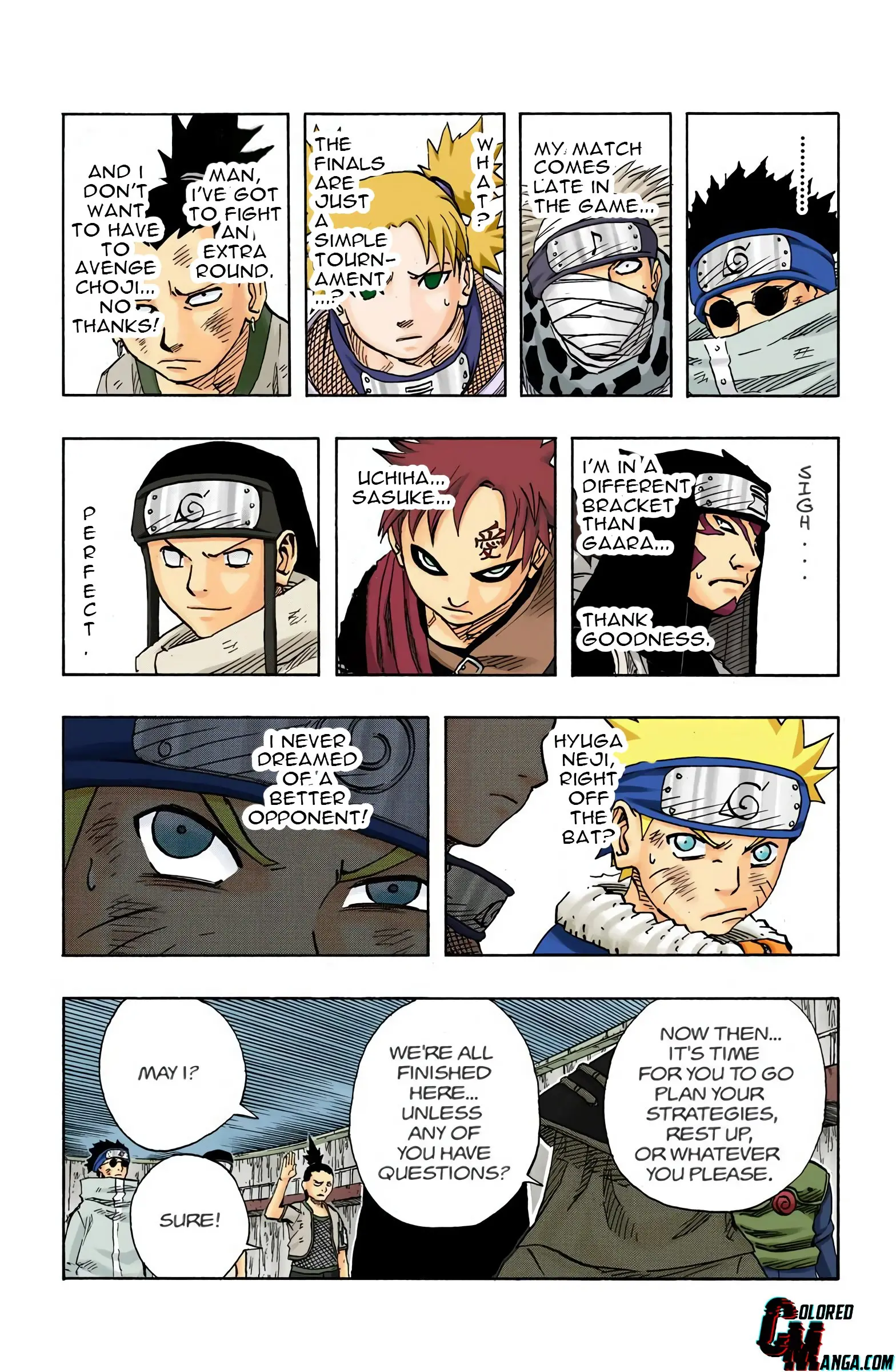 Naruto Colored Manga Online, chapter 89, page 13