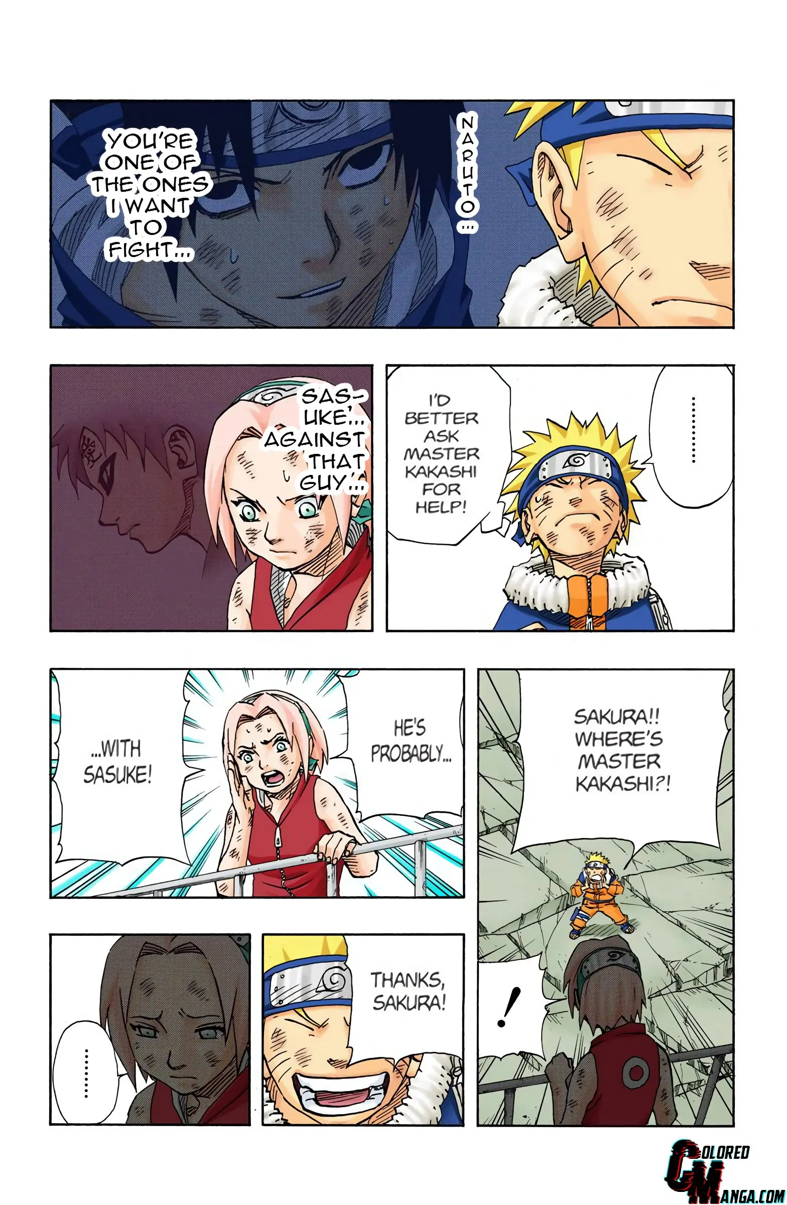 Naruto Colored Manga Online, chapter 89, page 16