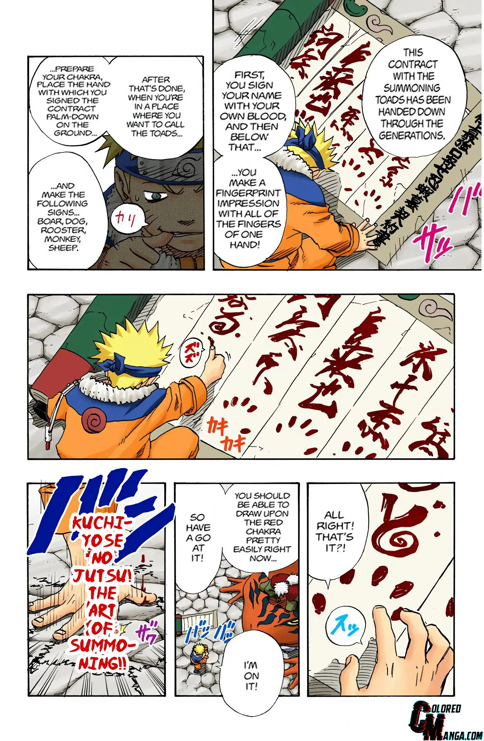 Naruto Colored Manga Online, chapter 92, page 18