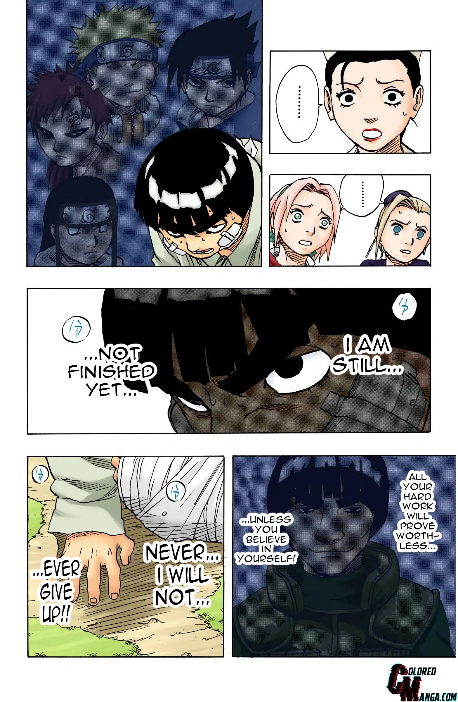 Naruto Colored Manga Online, chapter 93, page 12