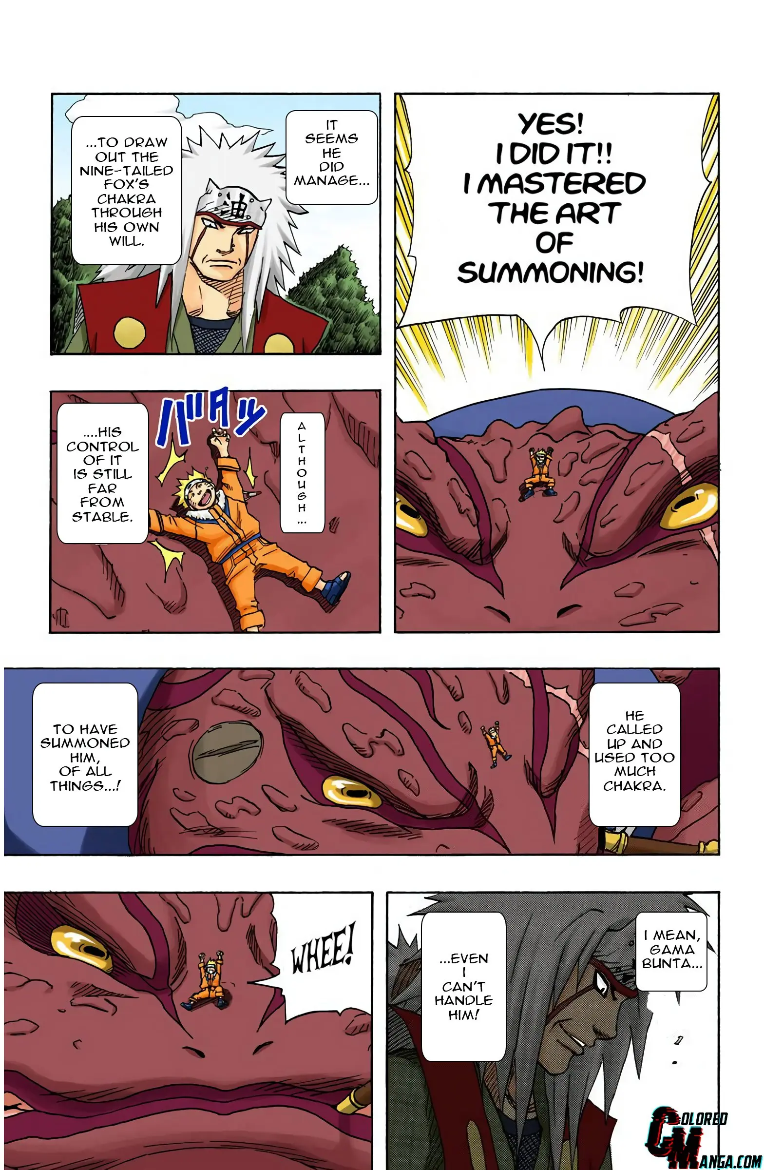 Naruto Colored Manga Online, chapter 96, page 3