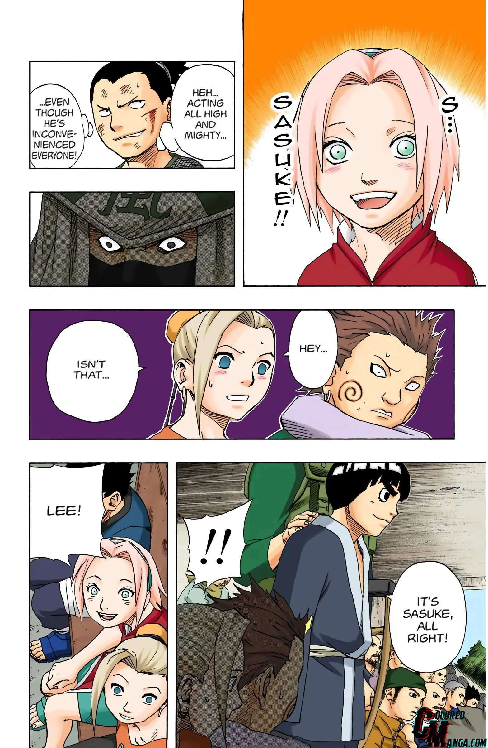 Naruto Colored Manga Online, chapter 109, page 20