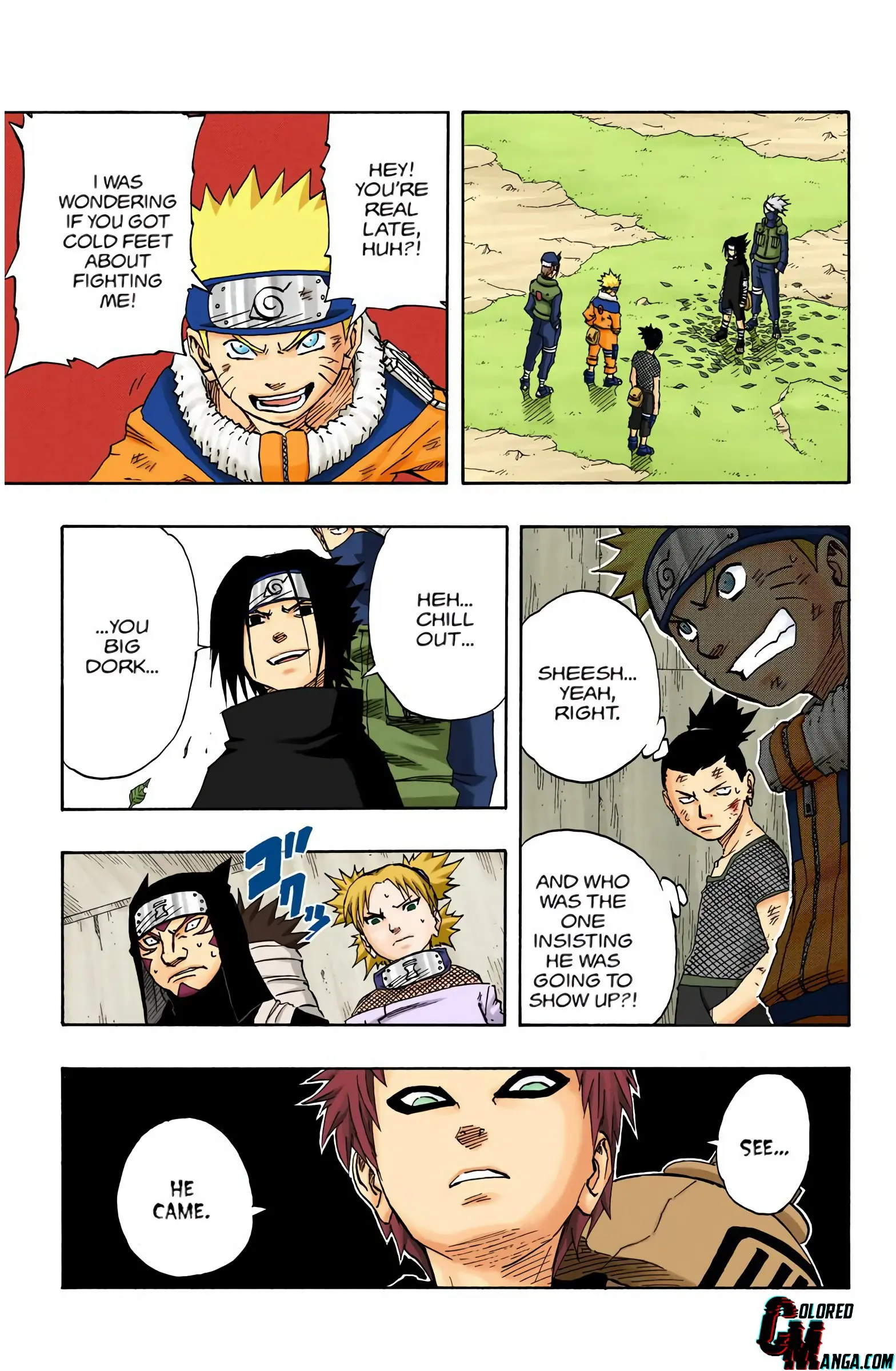 Naruto Colored Manga Online, chapter 109, page 21
