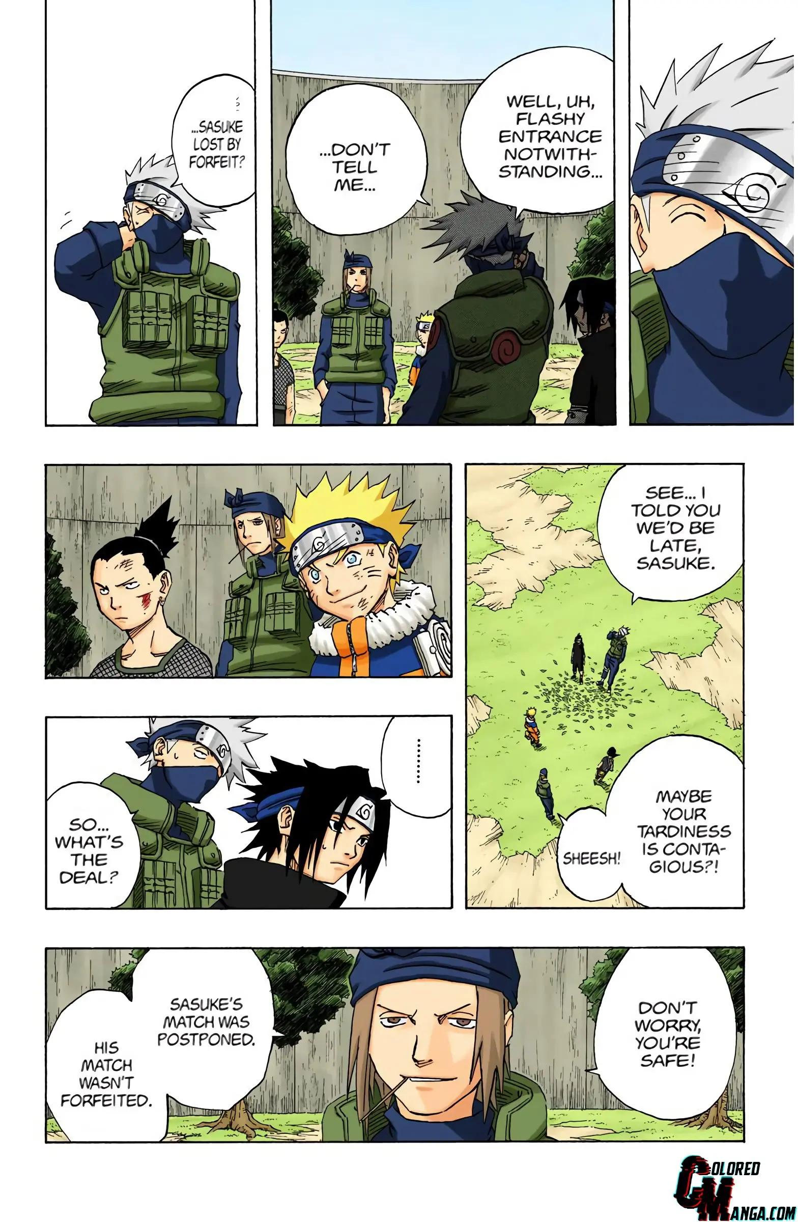 Naruto Colored Manga Online, chapter 110, page 2