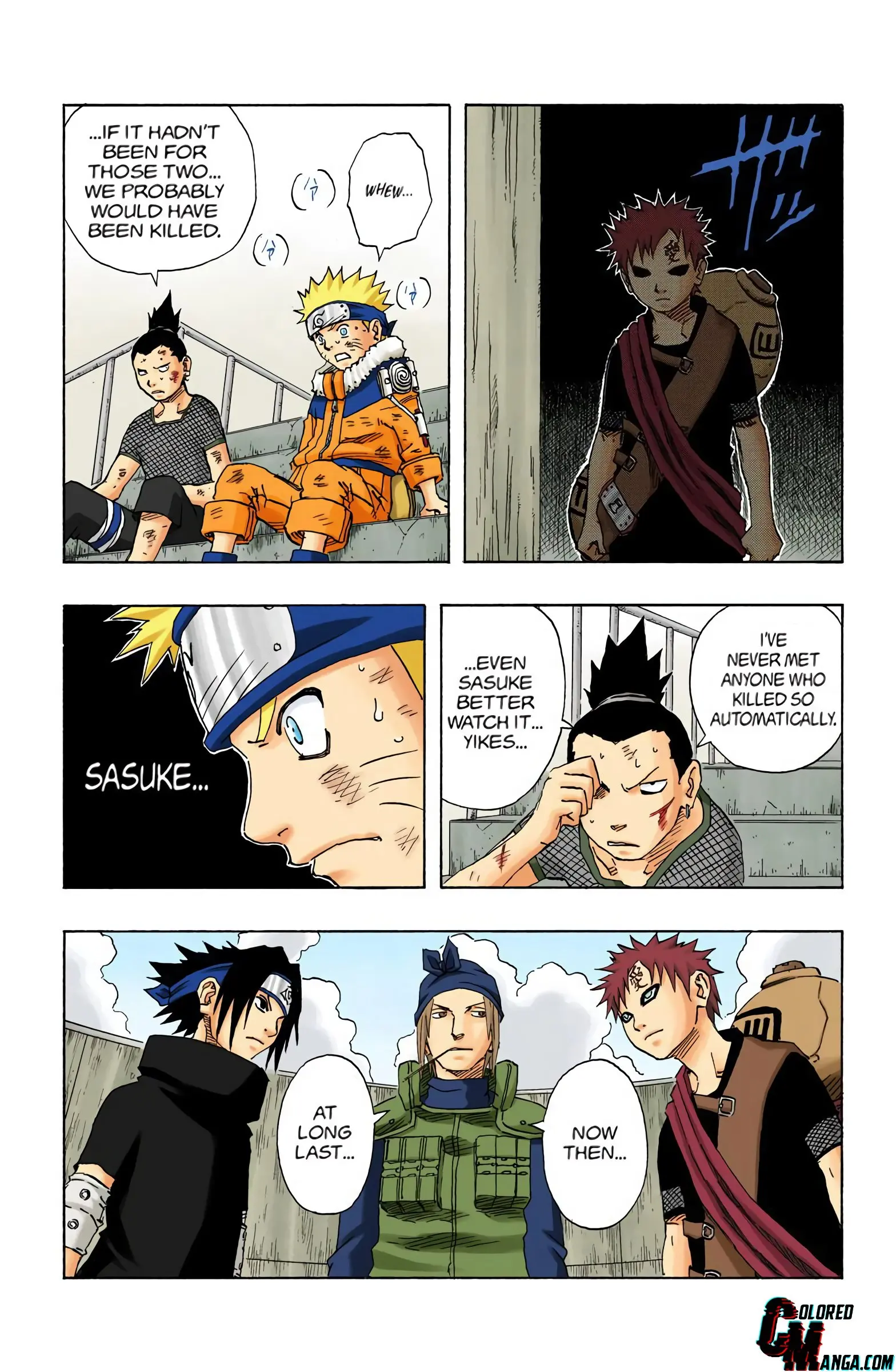 Naruto Colored Manga Online, chapter 110, page 19