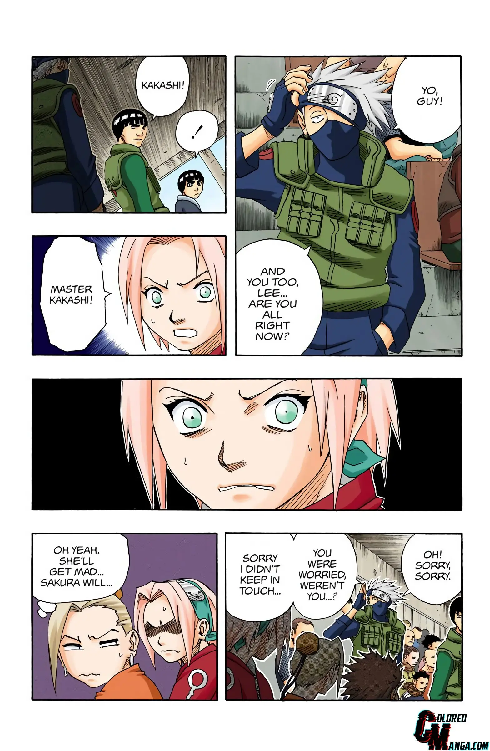 Naruto Colored Manga Online, chapter 111, page 3