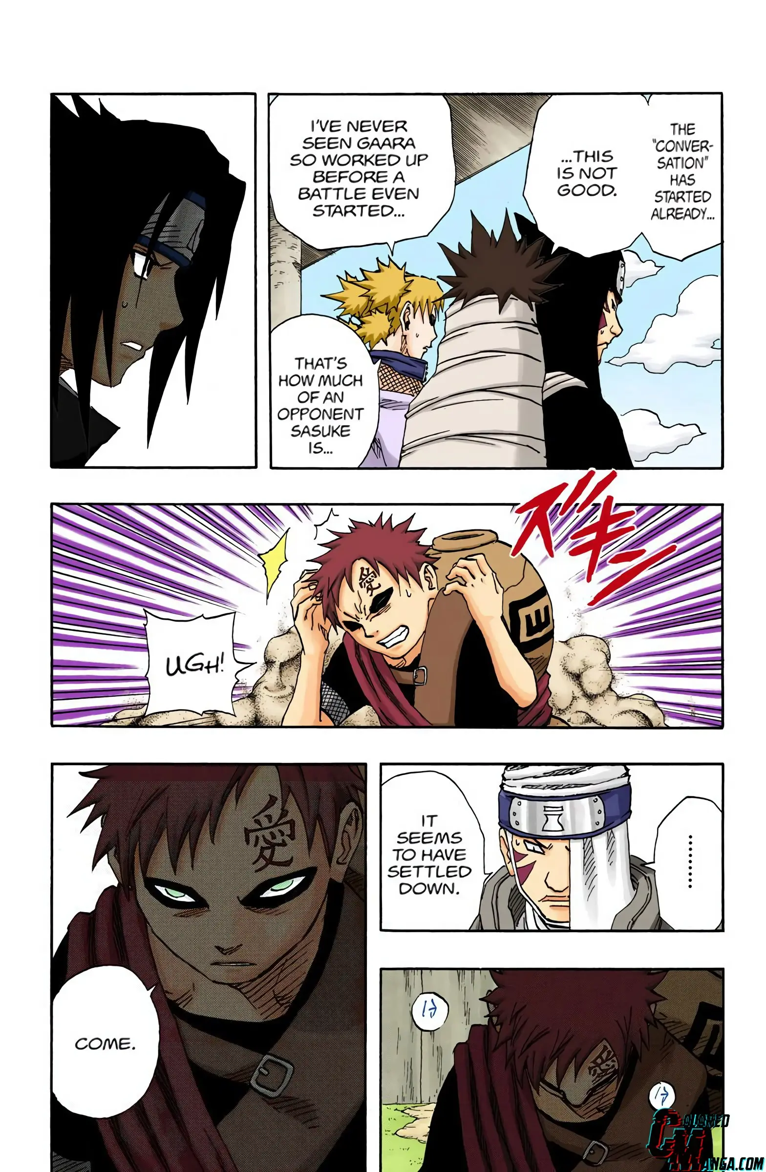 Naruto Colored Manga Online, chapter 111, page 9