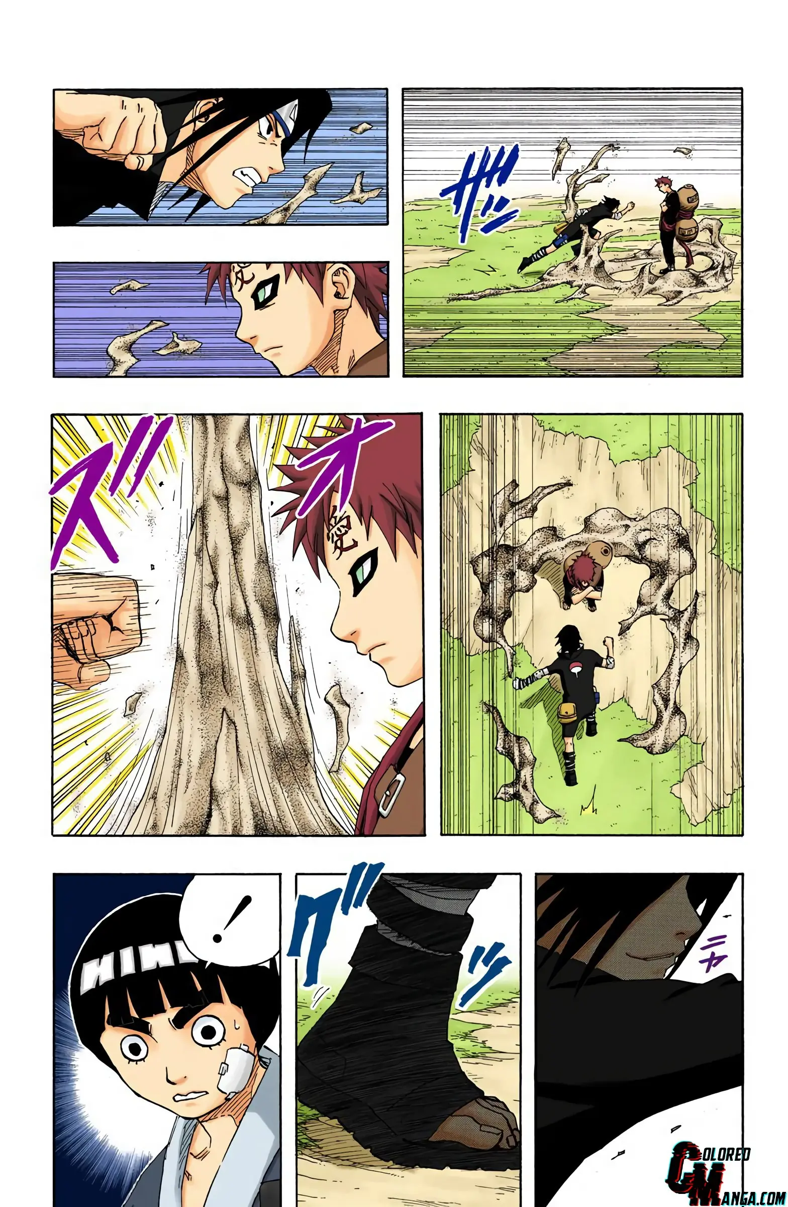Naruto Colored Manga Online, chapter 111, page 17