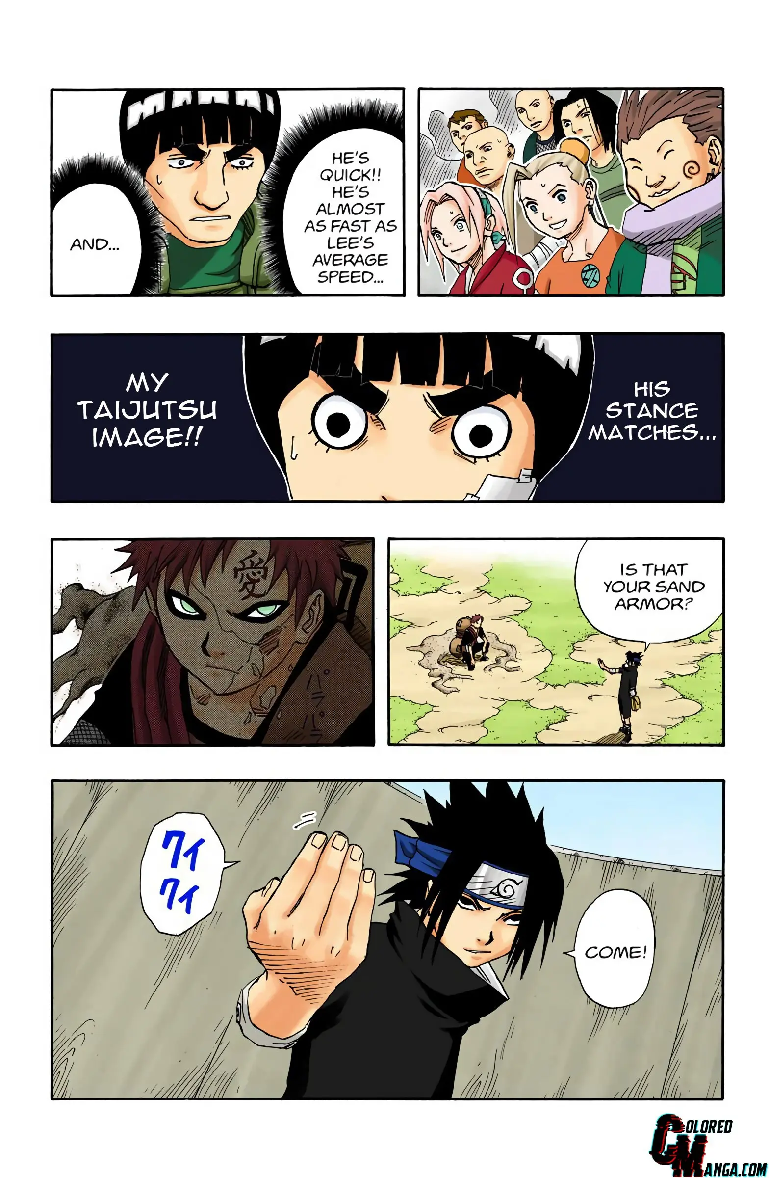 Naruto Colored Manga Online, chapter 111, page 19