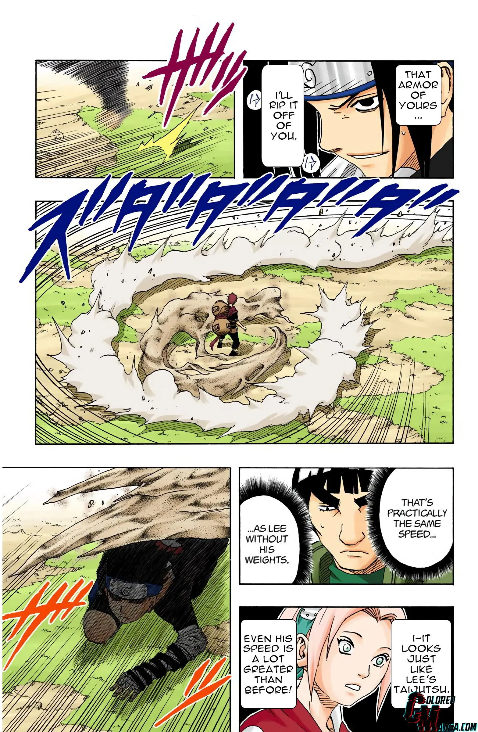 Naruto Colored Manga Online, chapter 112, page 5