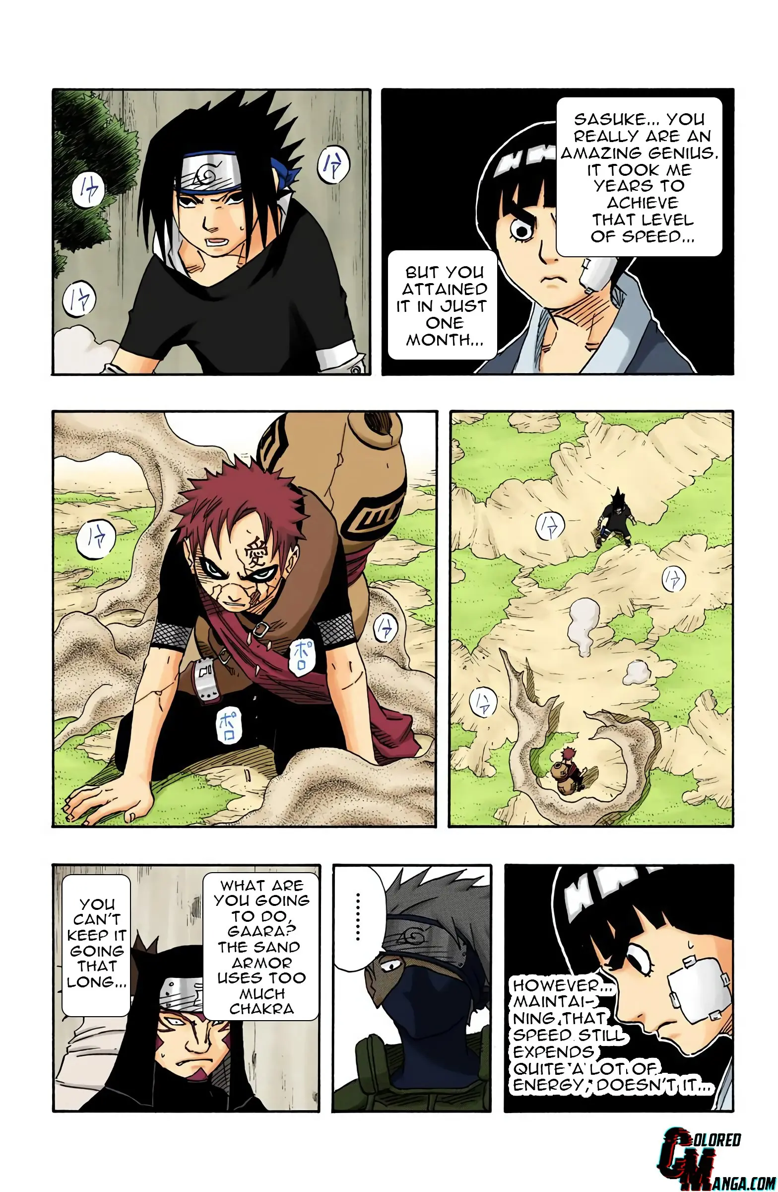 Naruto Colored Manga Online, chapter 112, page 7