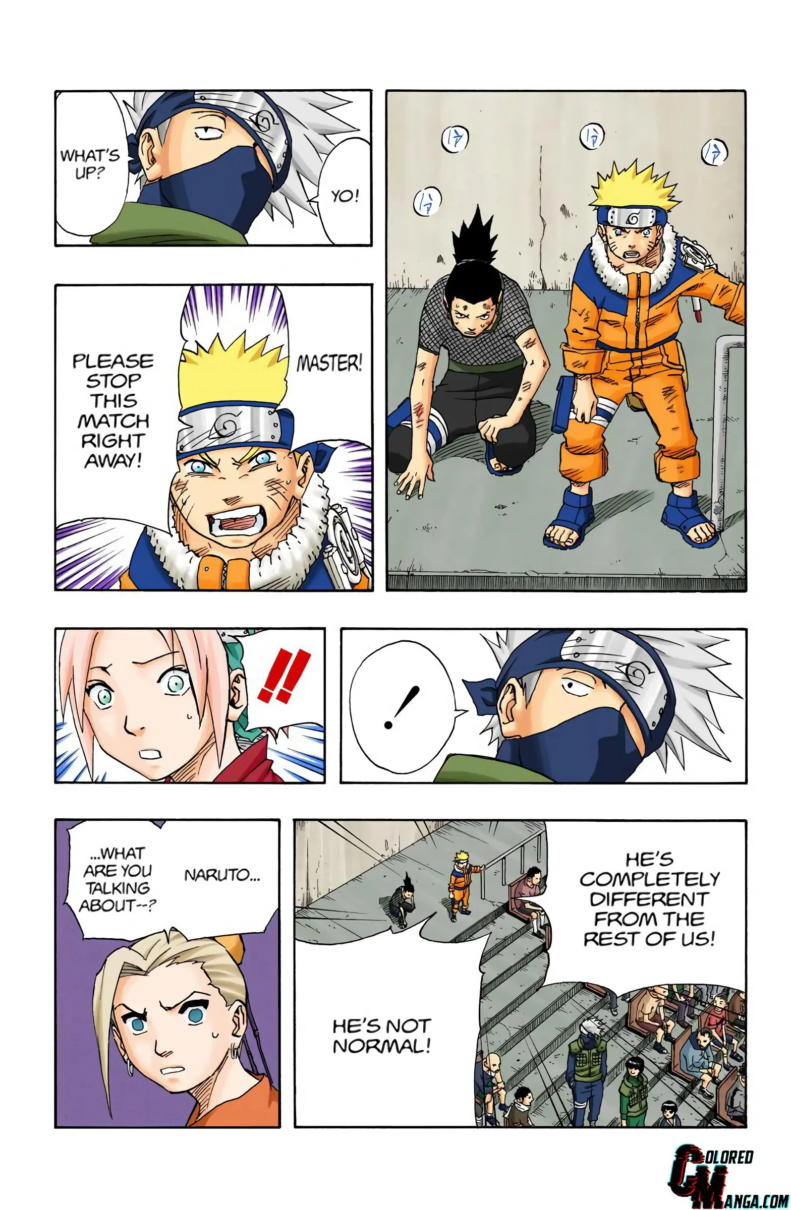 Naruto Colored Manga Online, chapter 112, page 17