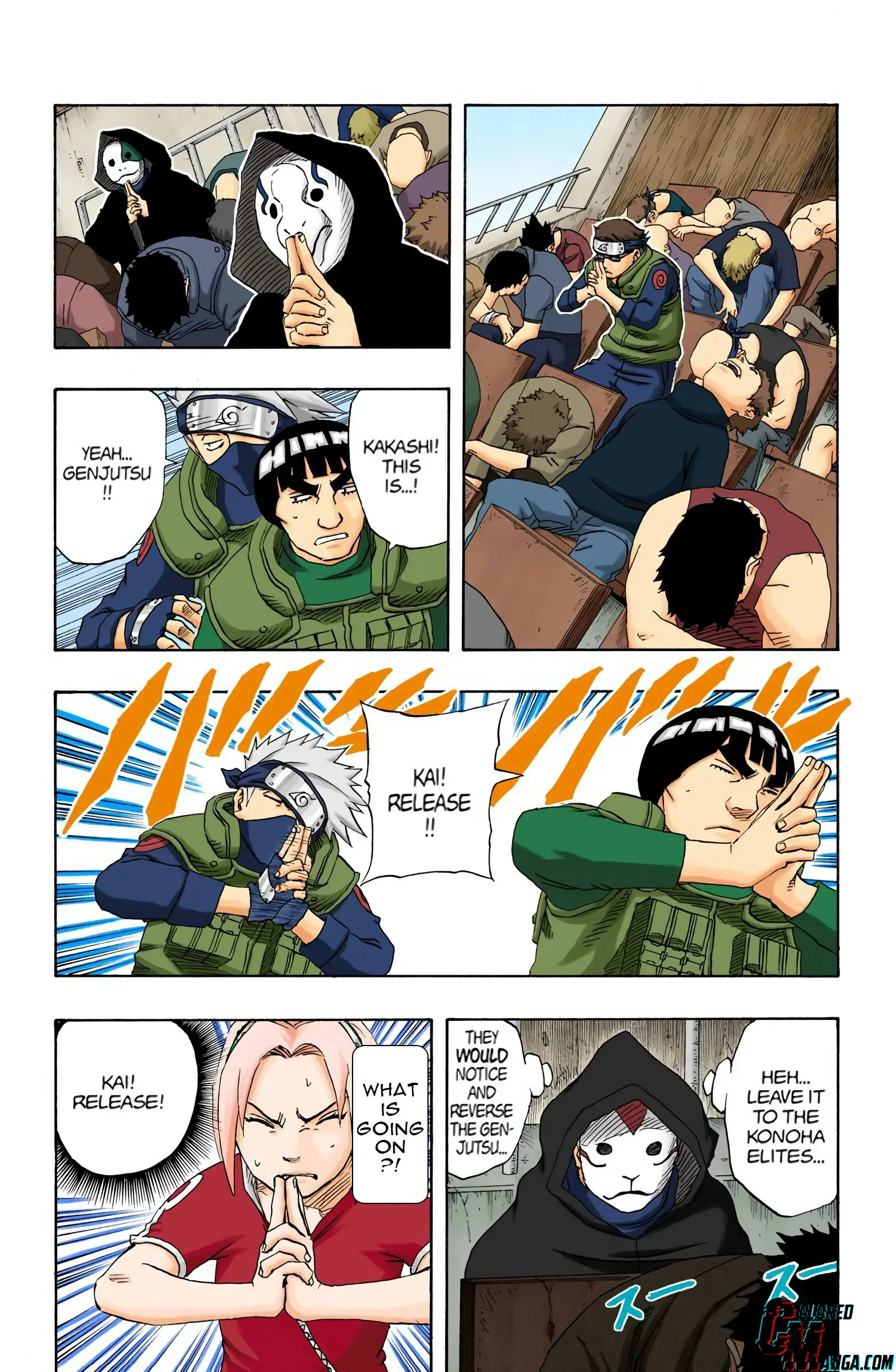 Naruto Colored Manga Online, chapter 114, page 16