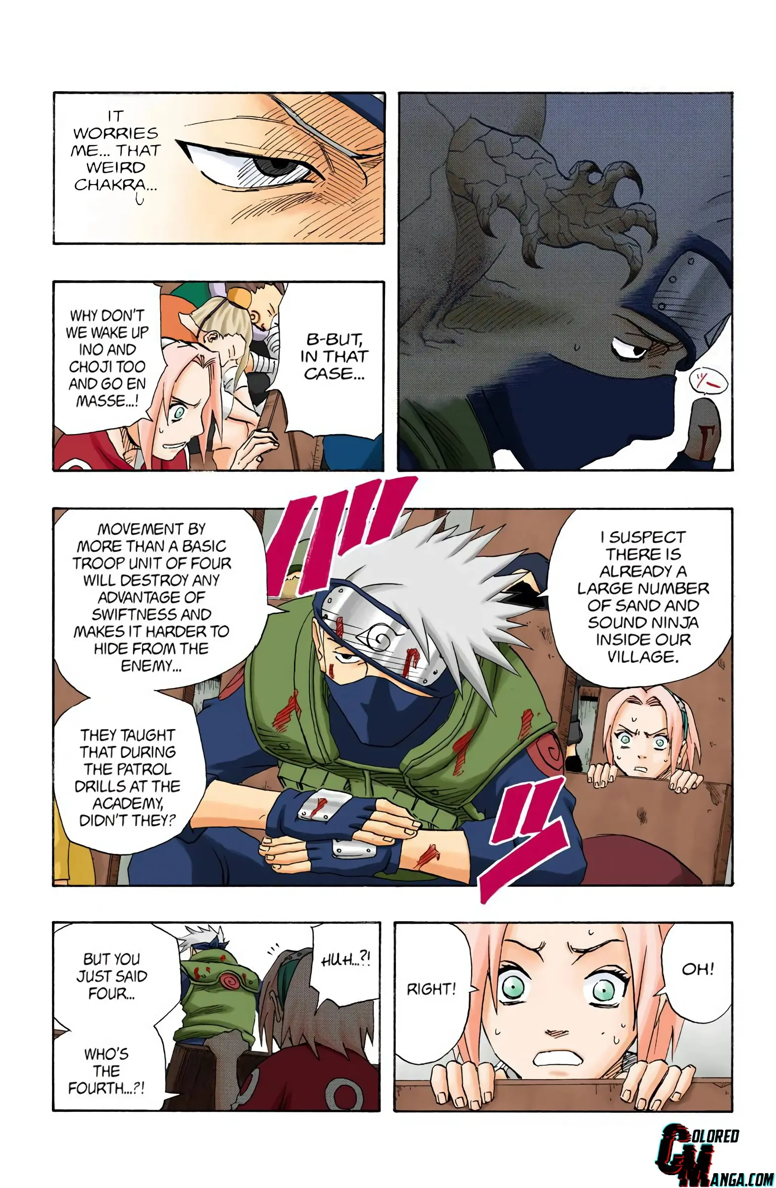 Naruto Colored Manga Online, chapter 117, page 3