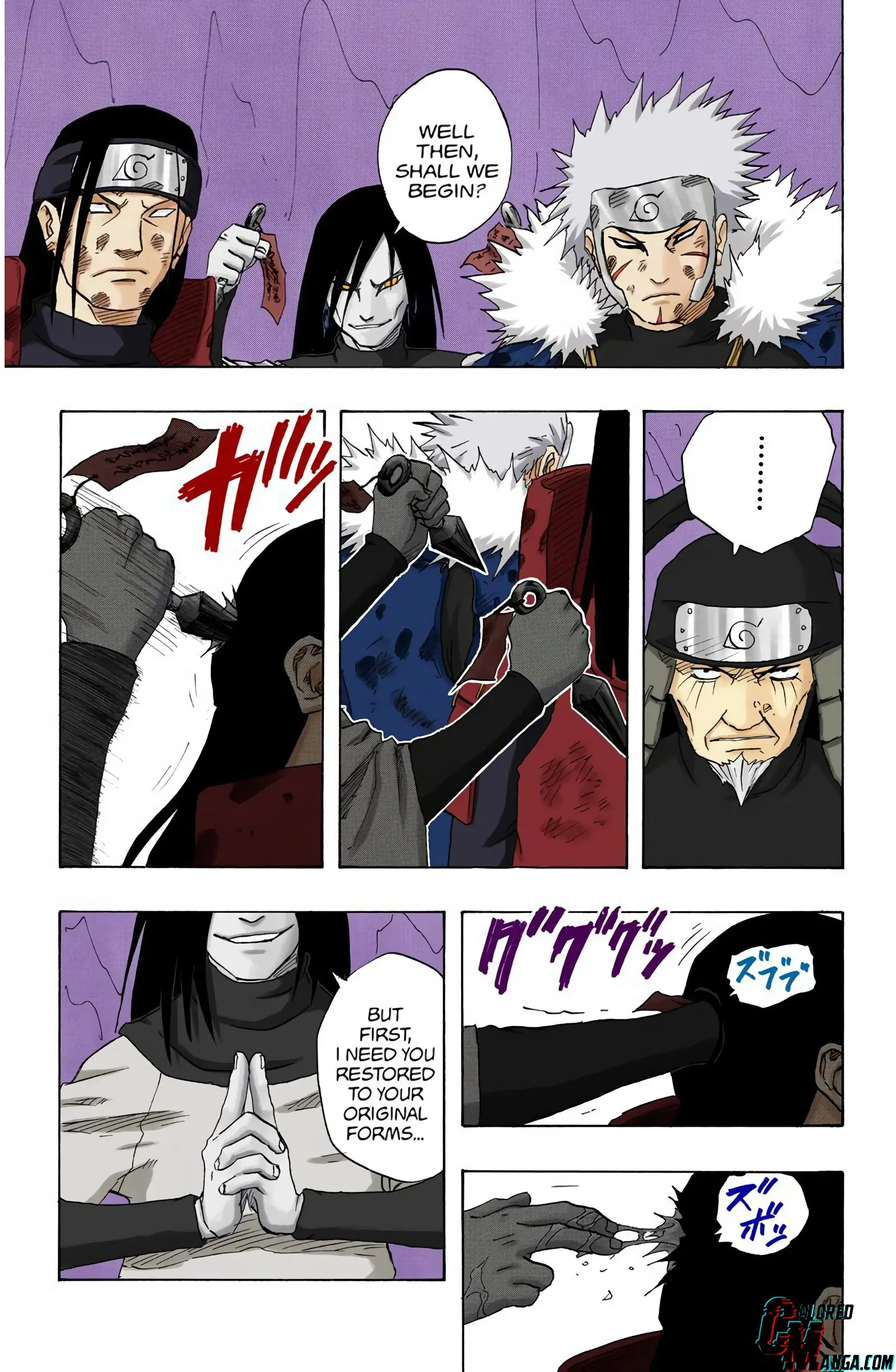 Naruto Colored Manga Online, chapter 119, page 12