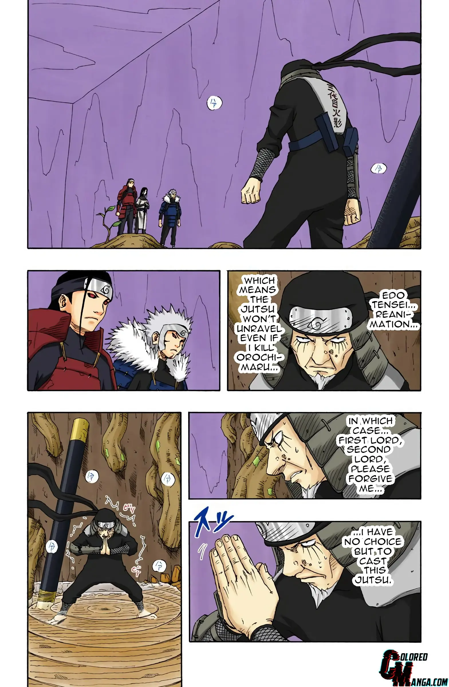 Naruto Colored Manga Online, chapter 121, page 2
