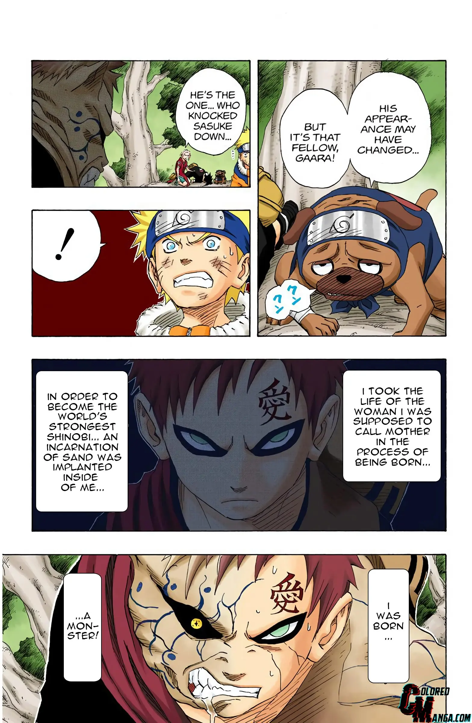 Naruto Colored Manga Online, chapter 129, page 3