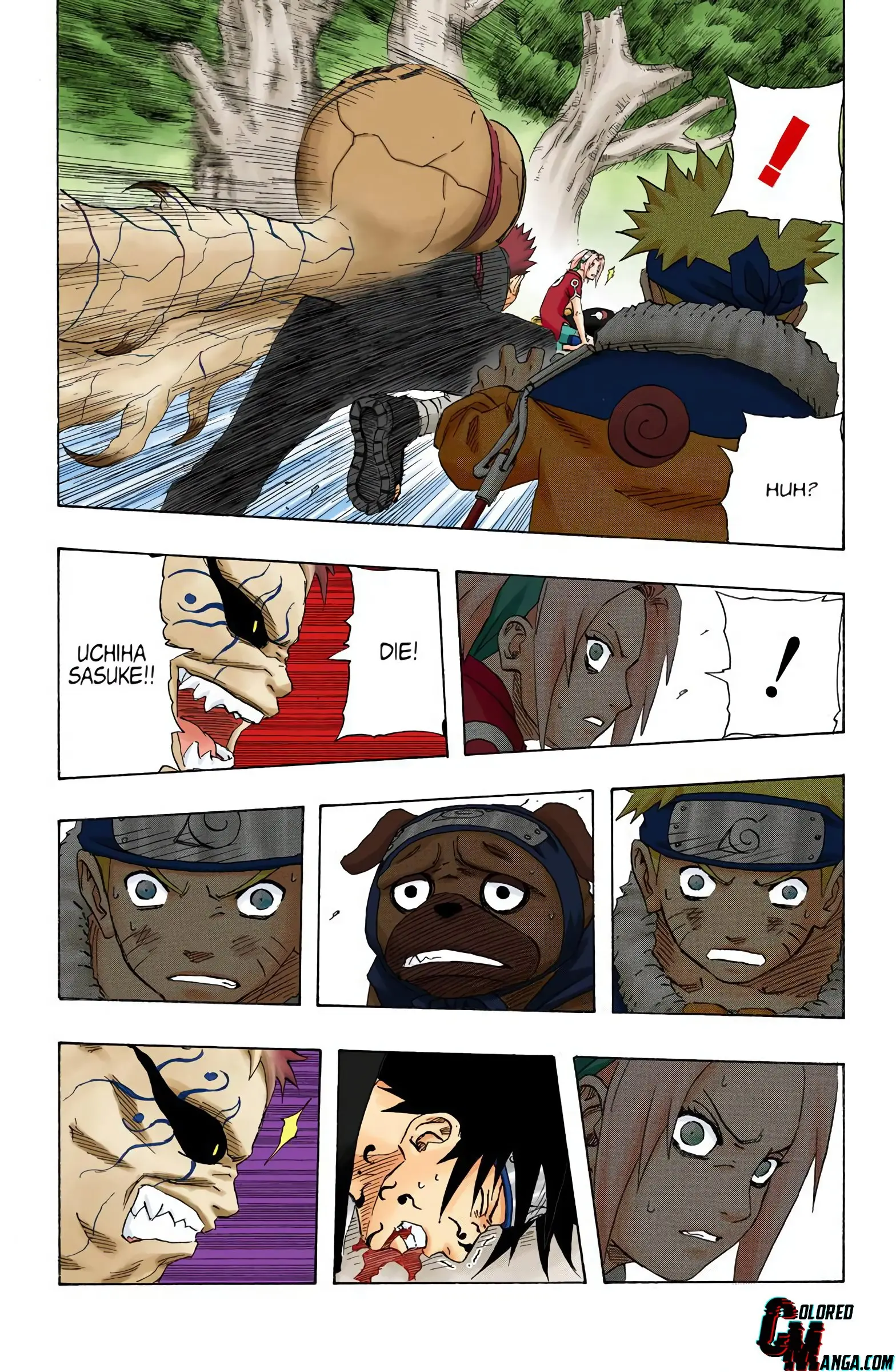 Naruto Colored Manga Online, chapter 129, page 7