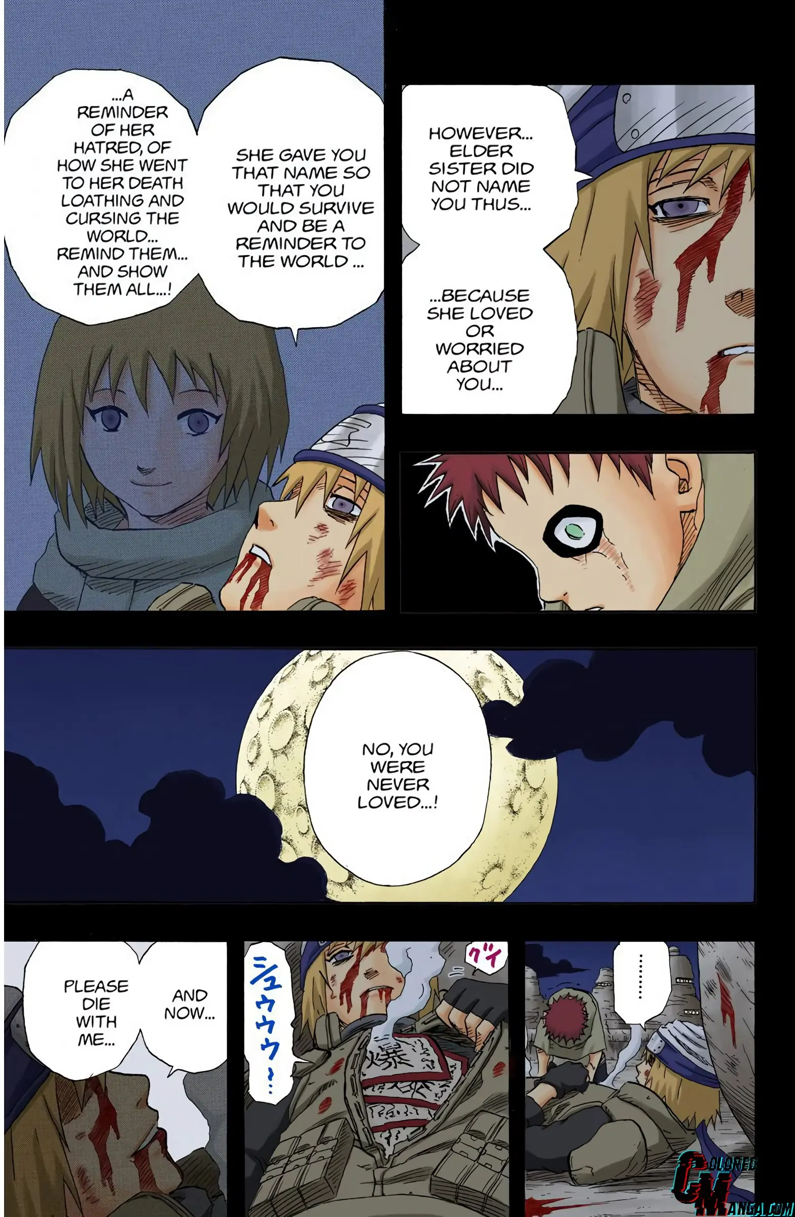 Naruto Colored Manga Online, chapter 131, page 9