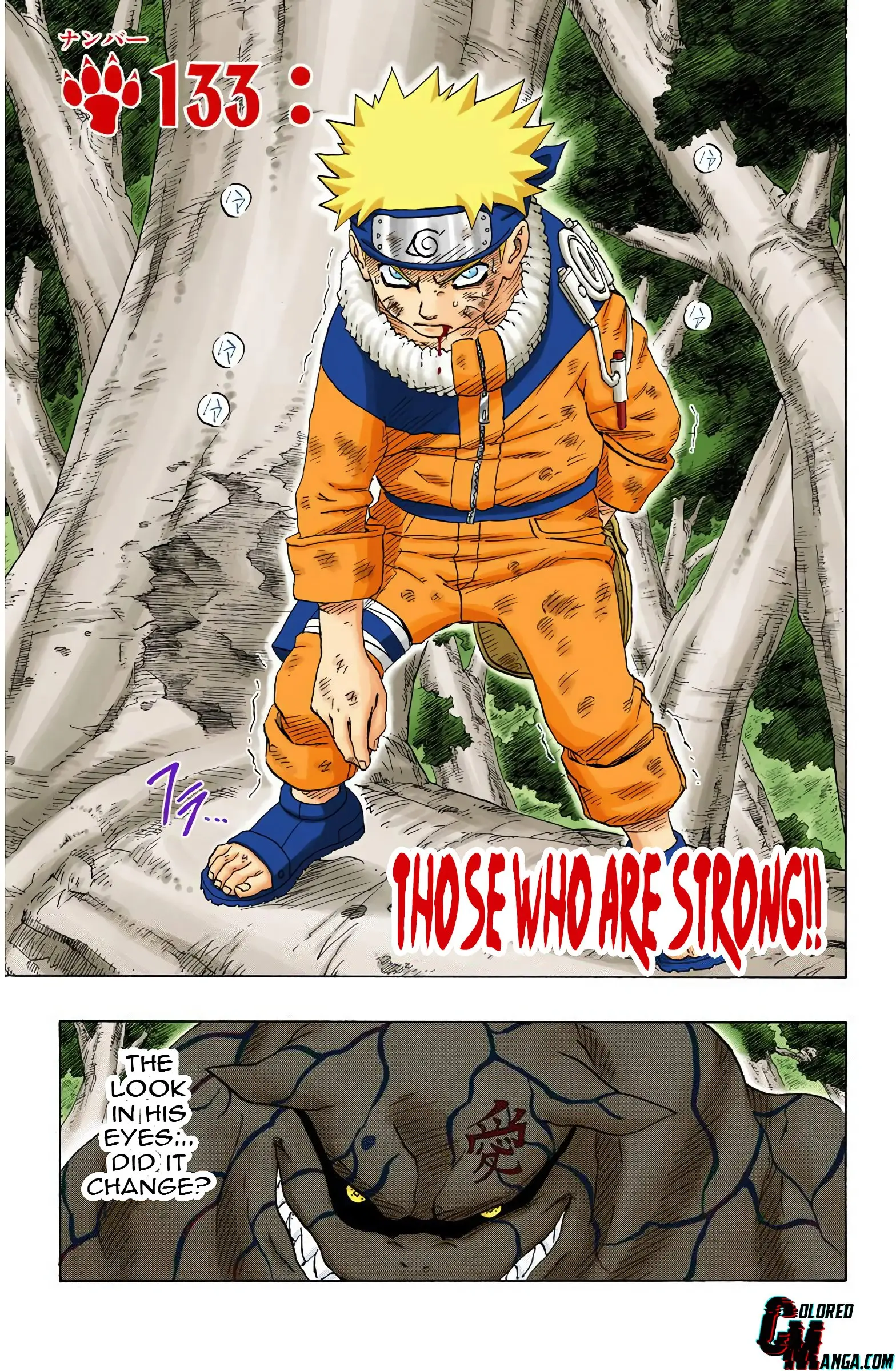 Naruto Colored Manga Online, chapter 133, page 1