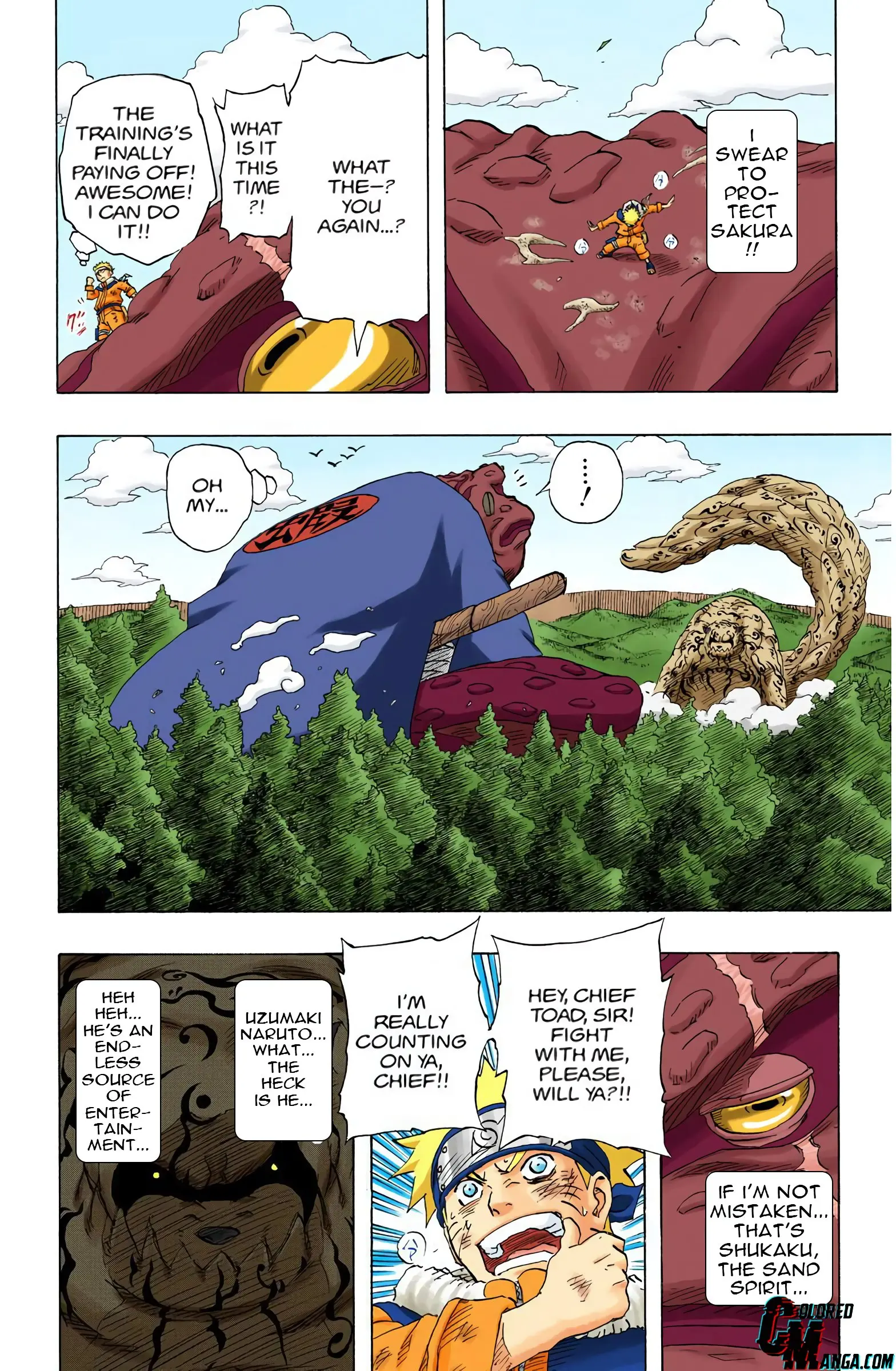Naruto Colored Manga Online, chapter 134, page 15