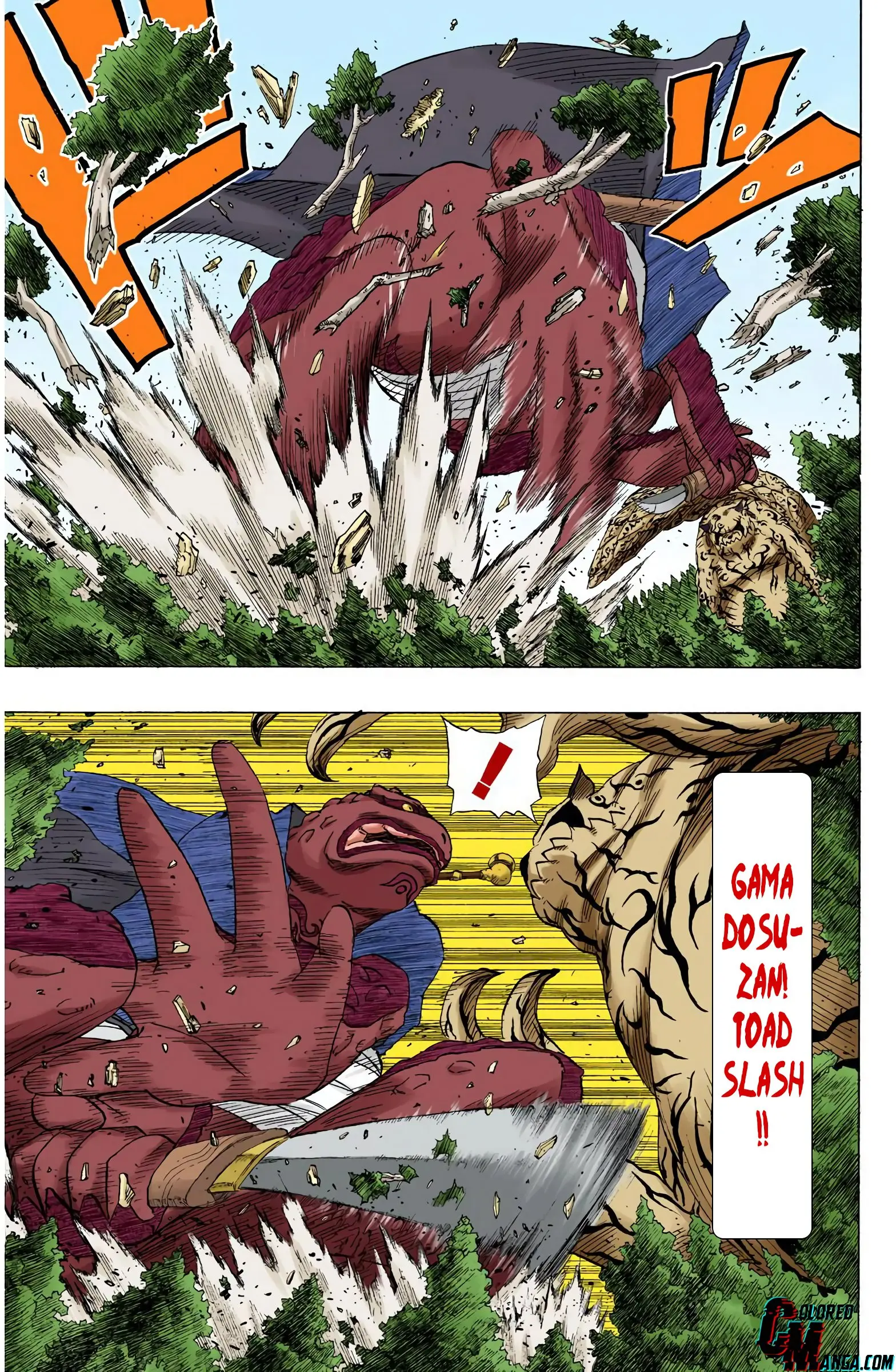 Naruto Colored Manga Online, chapter 135, page 3