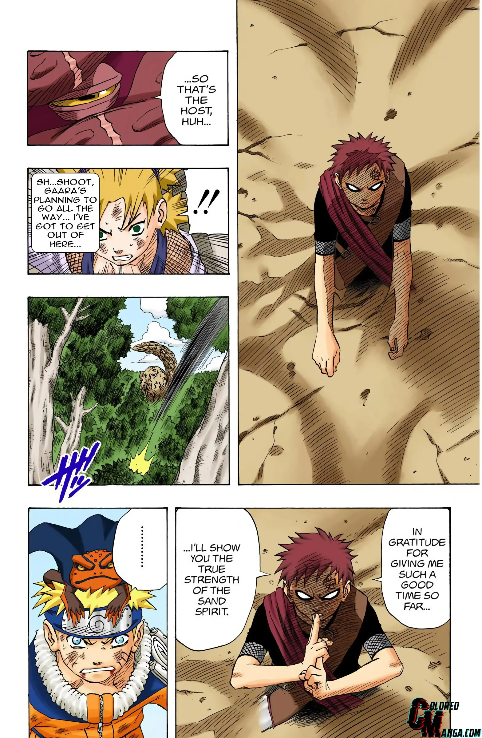 Naruto Colored Manga Online, chapter 135, page 8