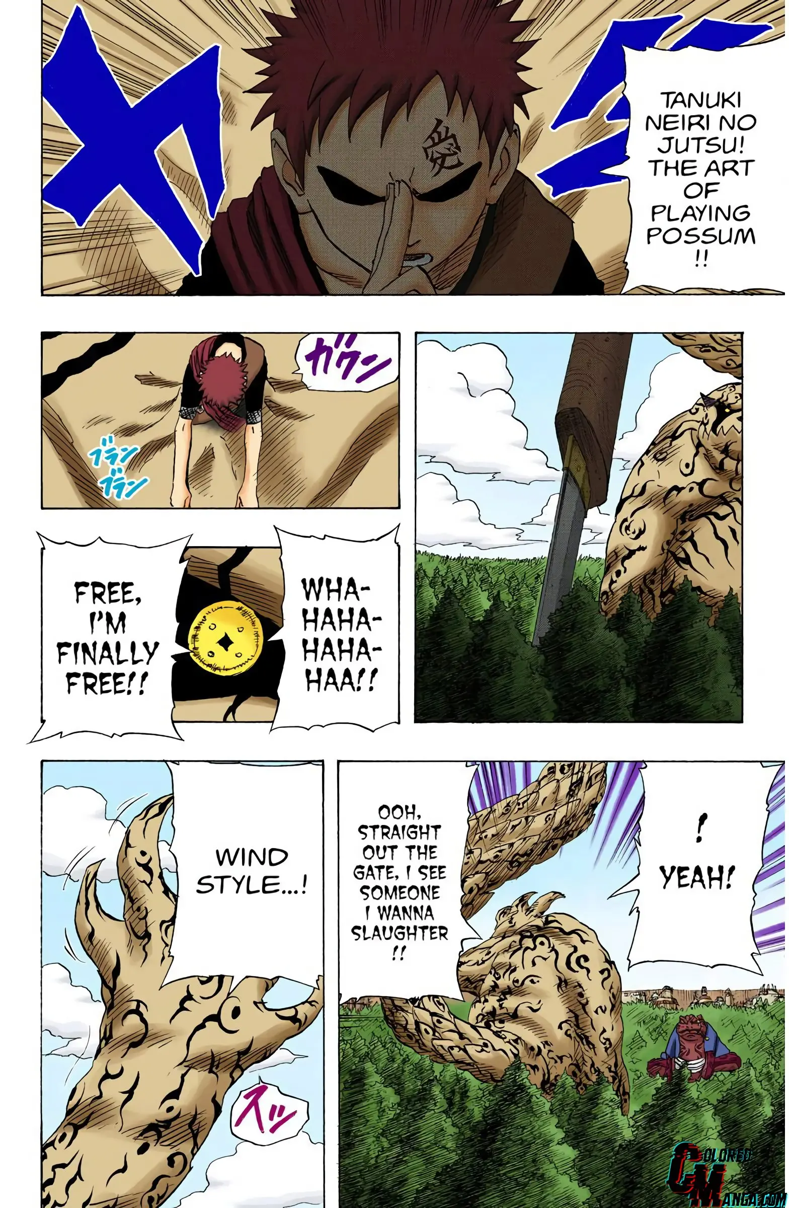 Naruto Colored Manga Online, chapter 135, page 10