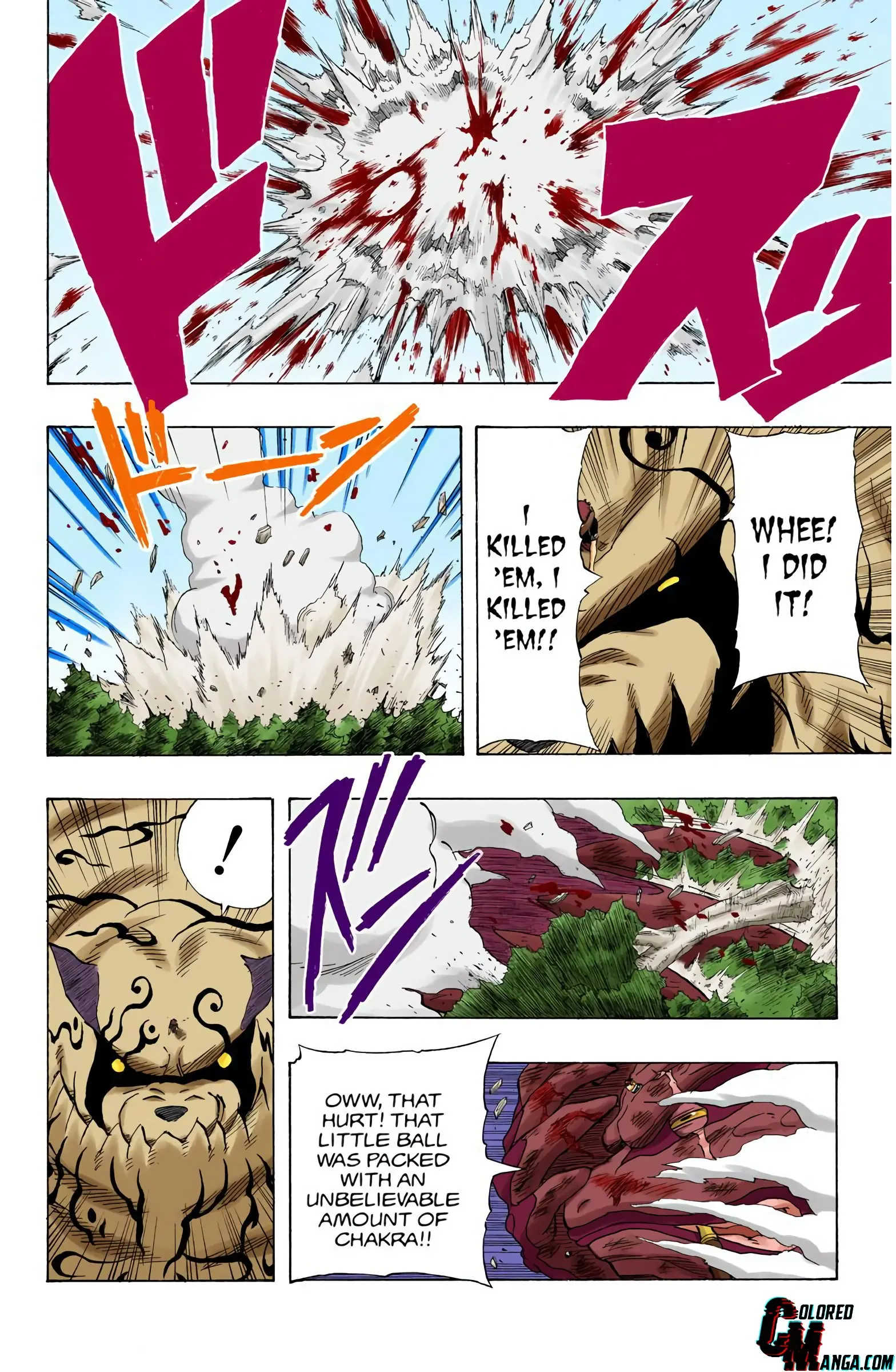 Naruto Colored Manga Online, chapter 135, page 14
