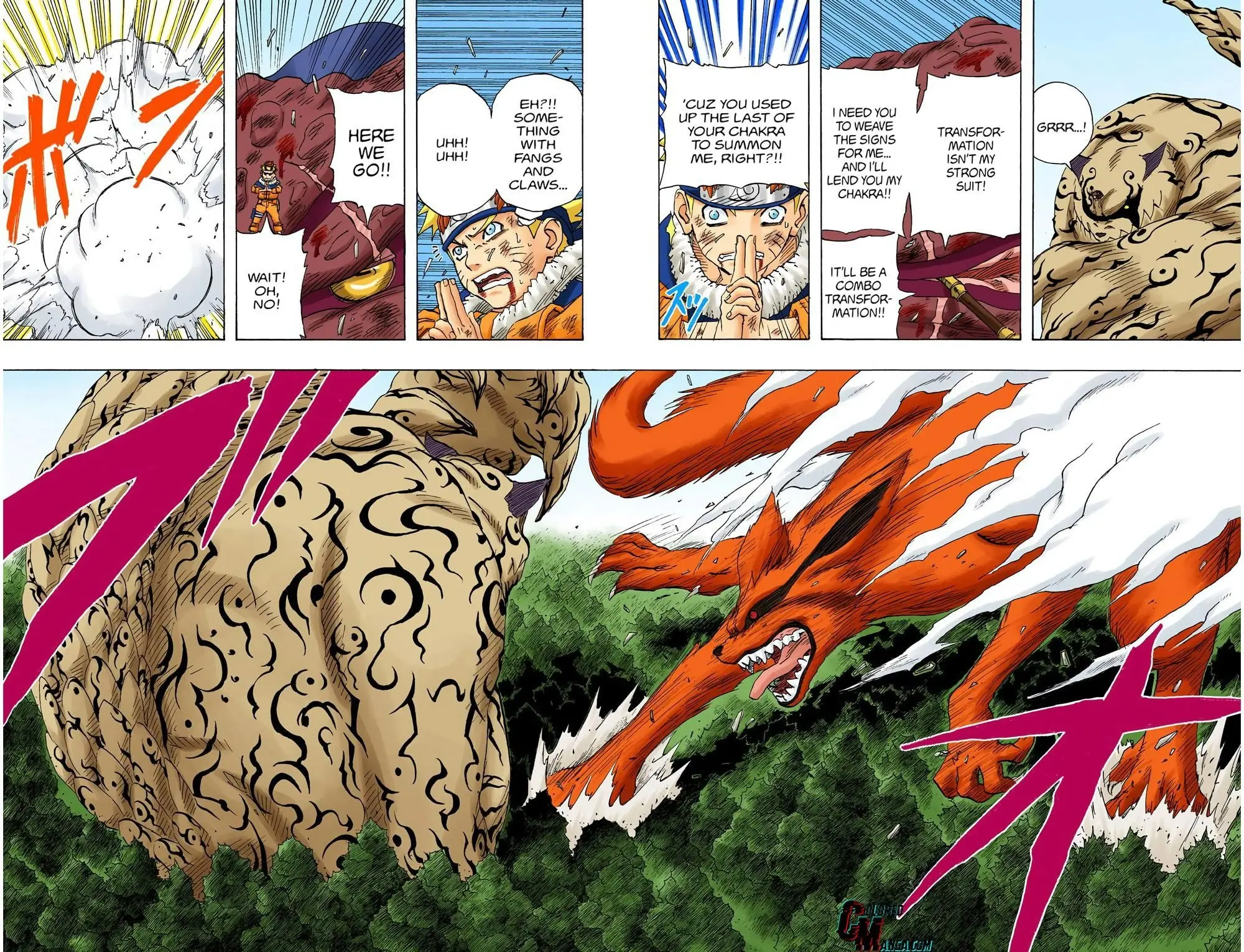 Naruto Colored Manga Online, chapter 135, page 16