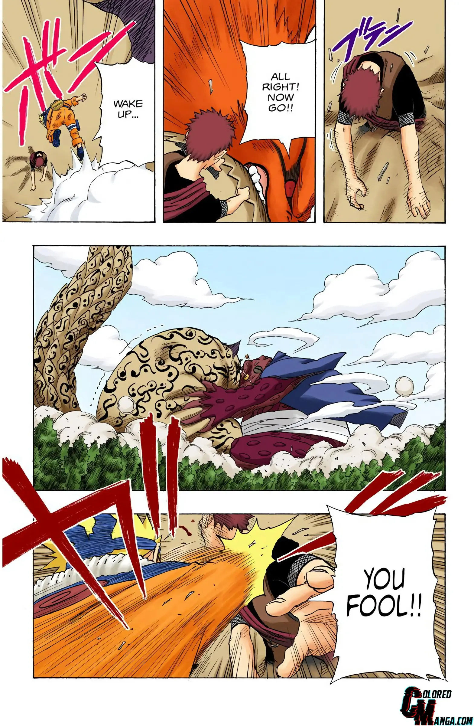 Naruto Colored Manga Online, chapter 135, page 18