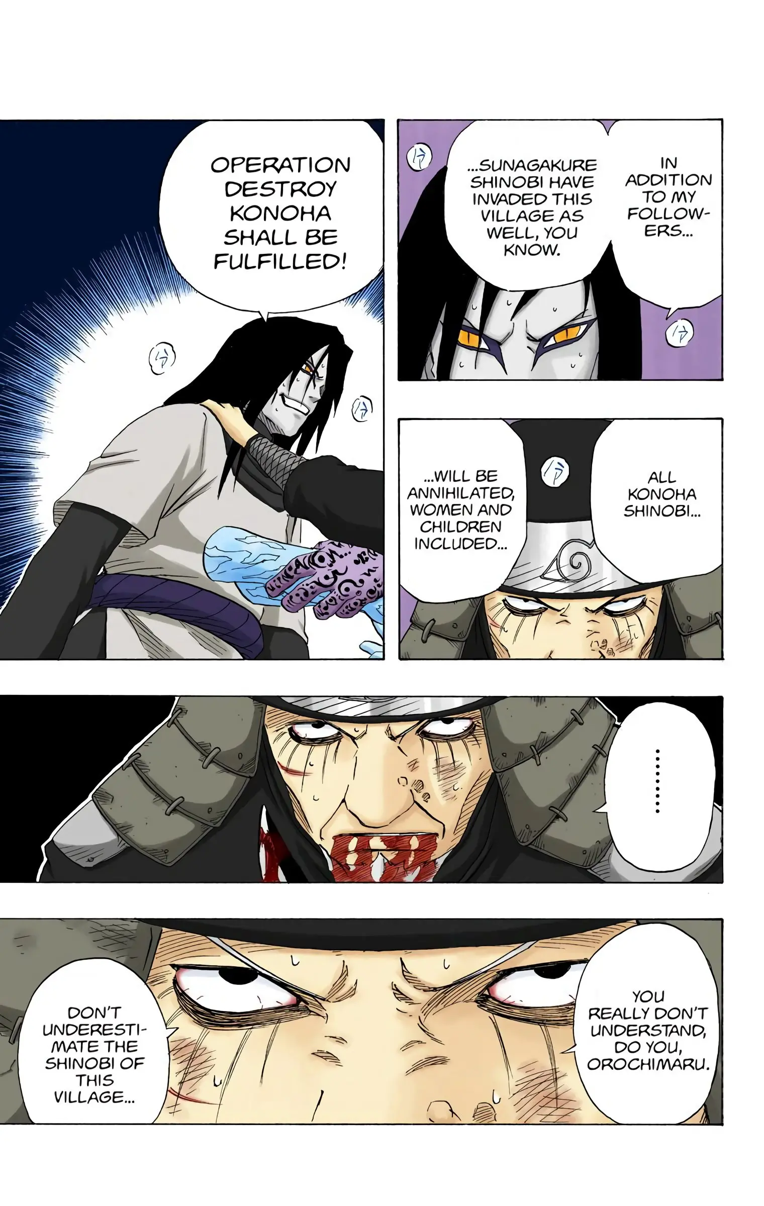 Naruto Colored Manga Online, chapter 137, page 5