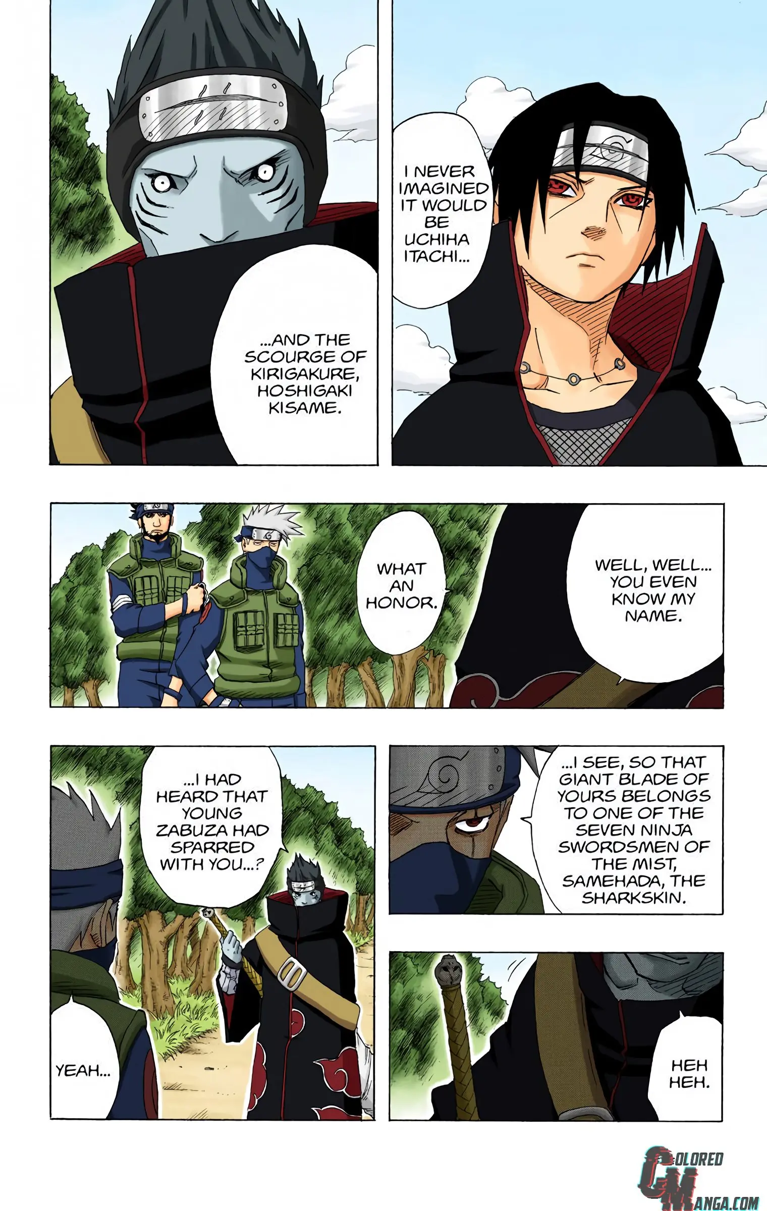 Naruto Colored Manga Online, chapter 142, page 4